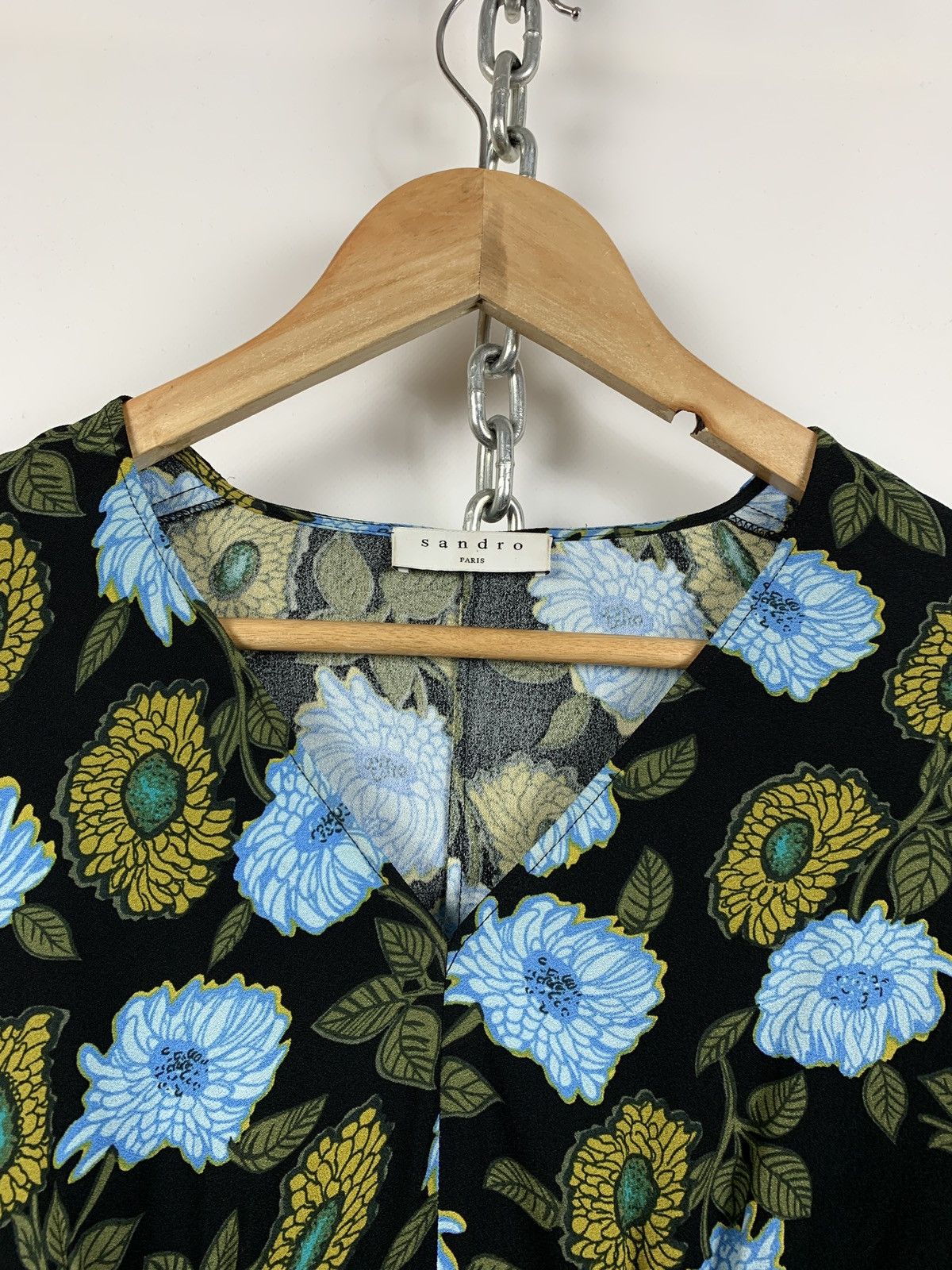 Sandro Women’s Sandro Floral Midi Dress Size XS / US 0-2 / IT 36-38 - 6 Thumbnail