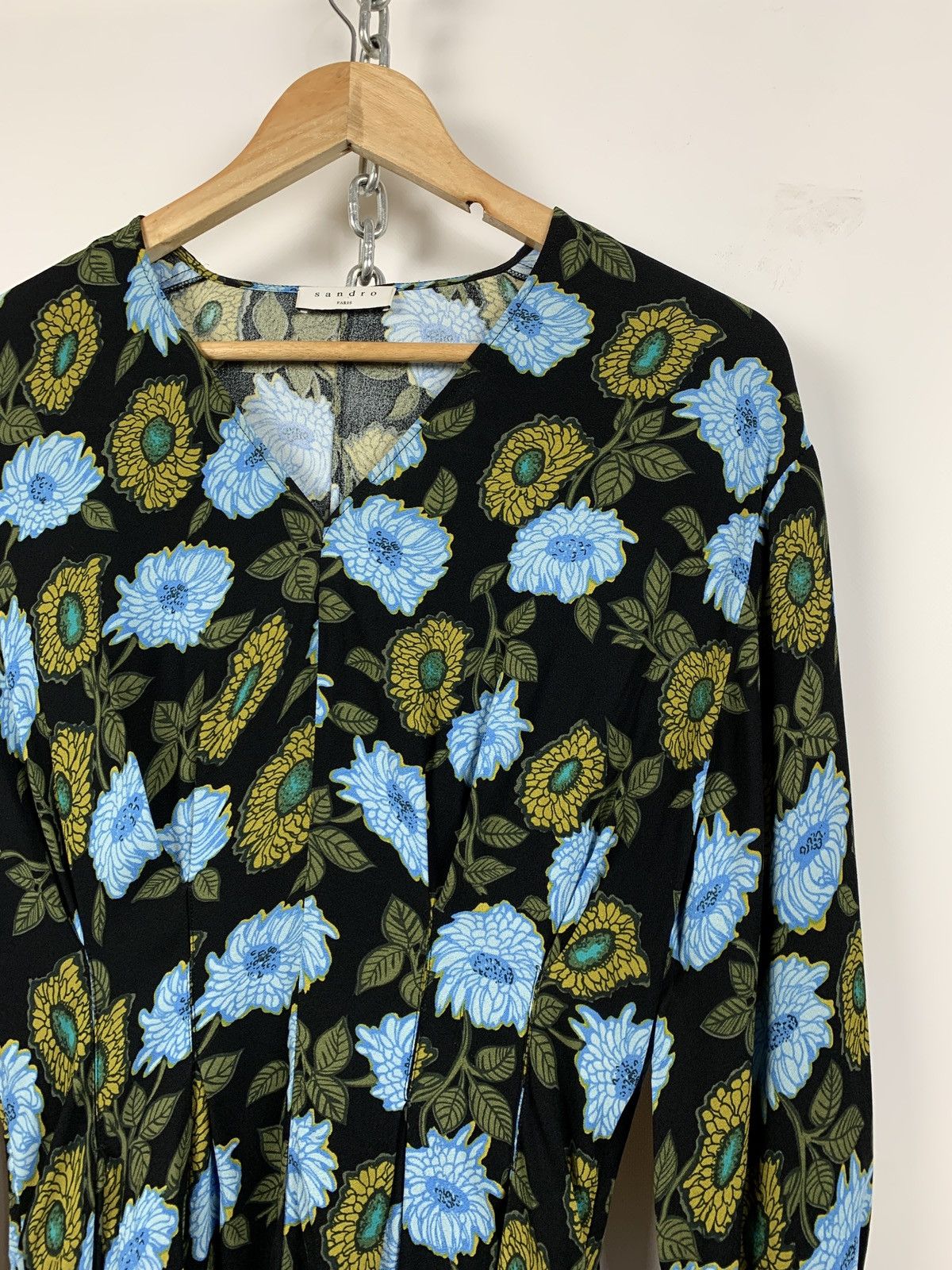 Sandro Women’s Sandro Floral Midi Dress Size XS / US 0-2 / IT 36-38 - 4 Thumbnail