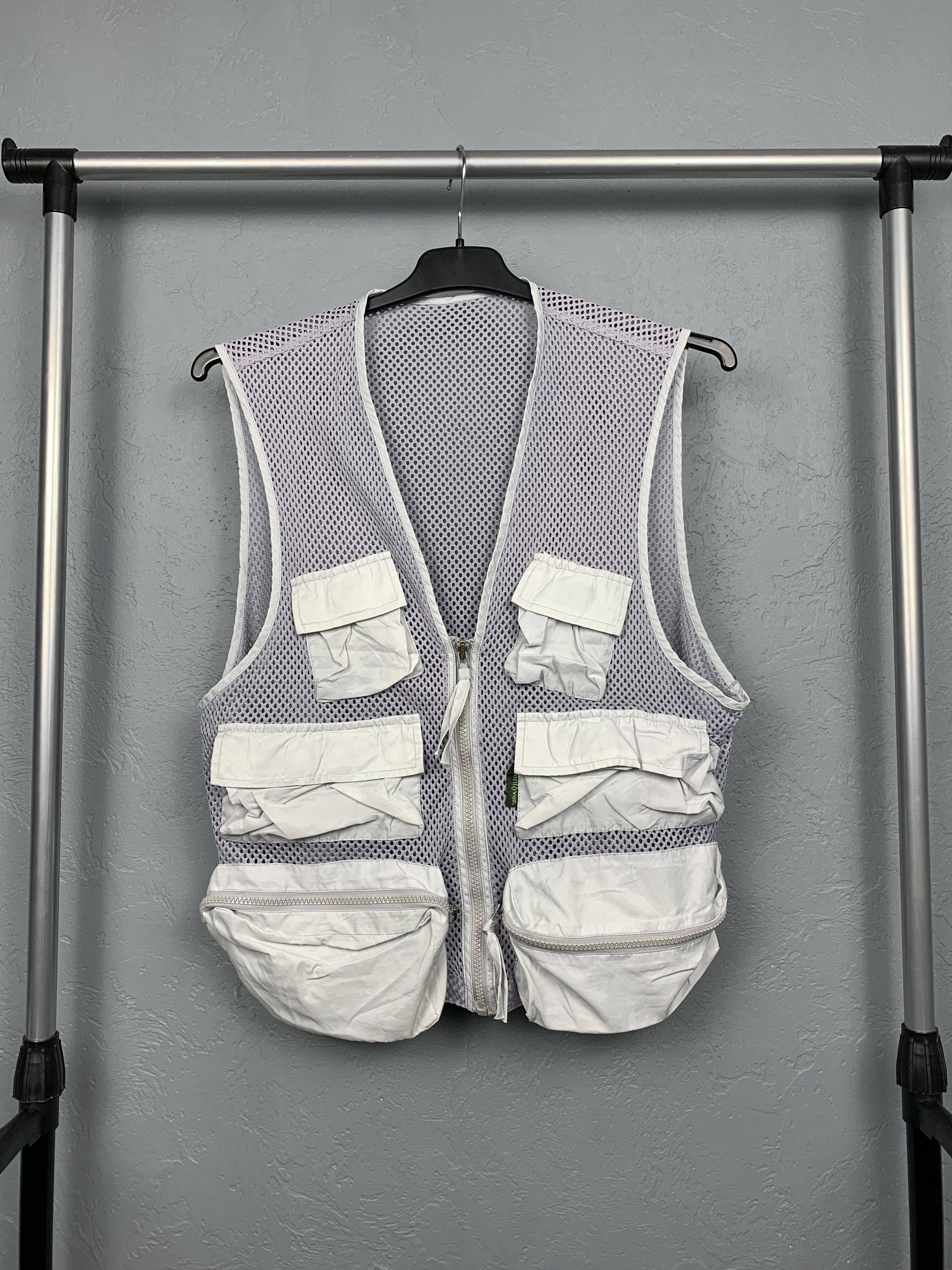 Japanese Brand Evenriver Multipocket Mesh Parachute Vest Fishing Gear Size US L / EU 52-54 / 3 - 1 Thumbnail