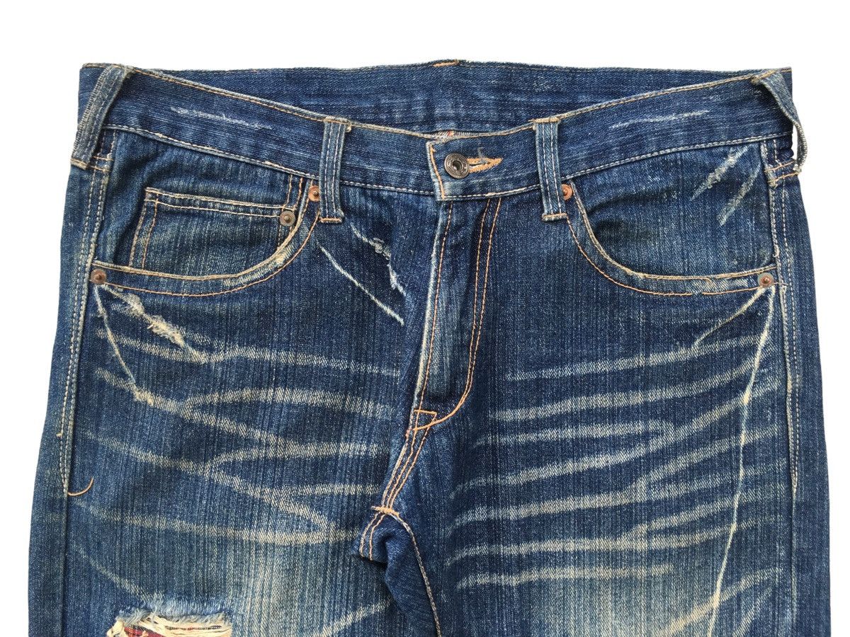 If Six Was Nine × Japanese Brand Rare Vintage Japanese Brand Distressed Flared Jeans 2000s Size US 32 / EU 48 - 5 Thumbnail