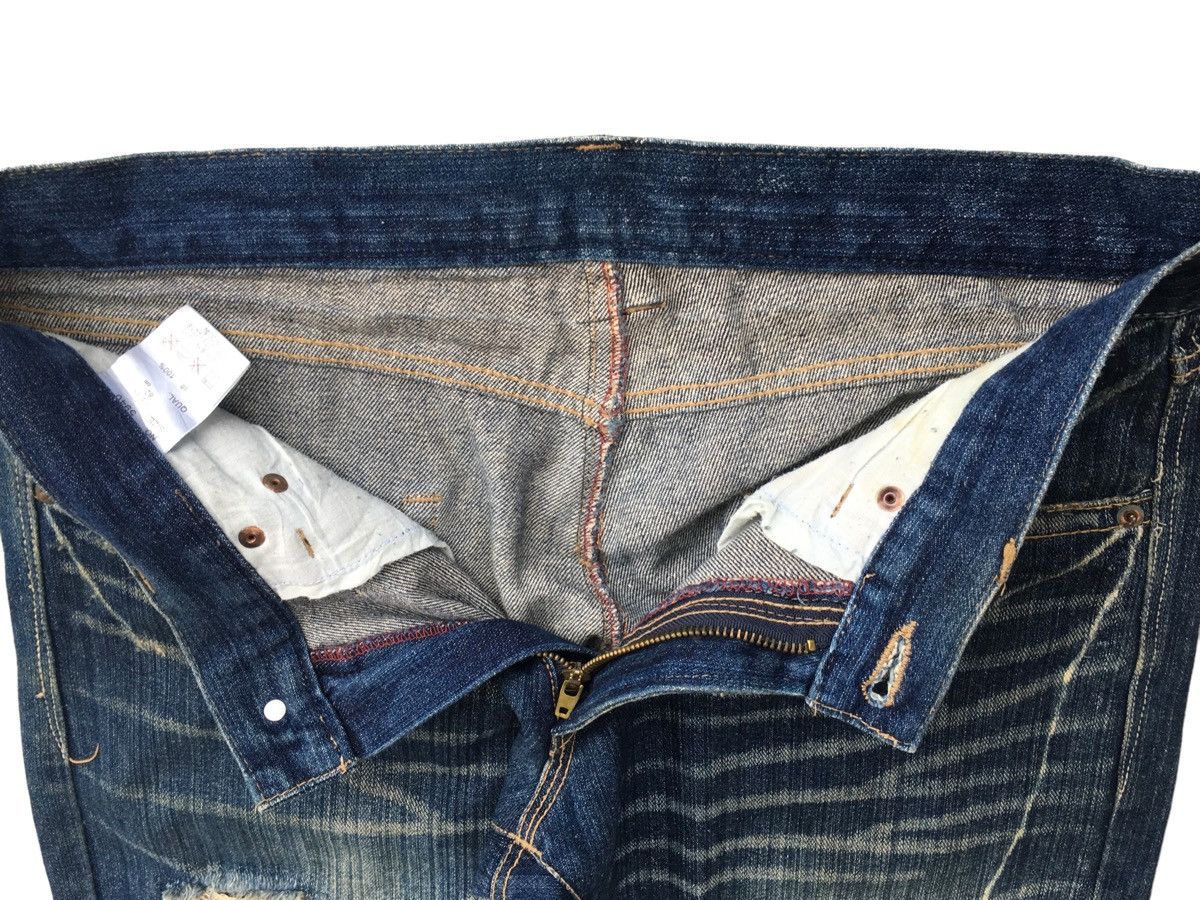 If Six Was Nine × Japanese Brand Rare Vintage Japanese Brand Distressed Flared Jeans 2000s Size US 32 / EU 48 - 11 Thumbnail