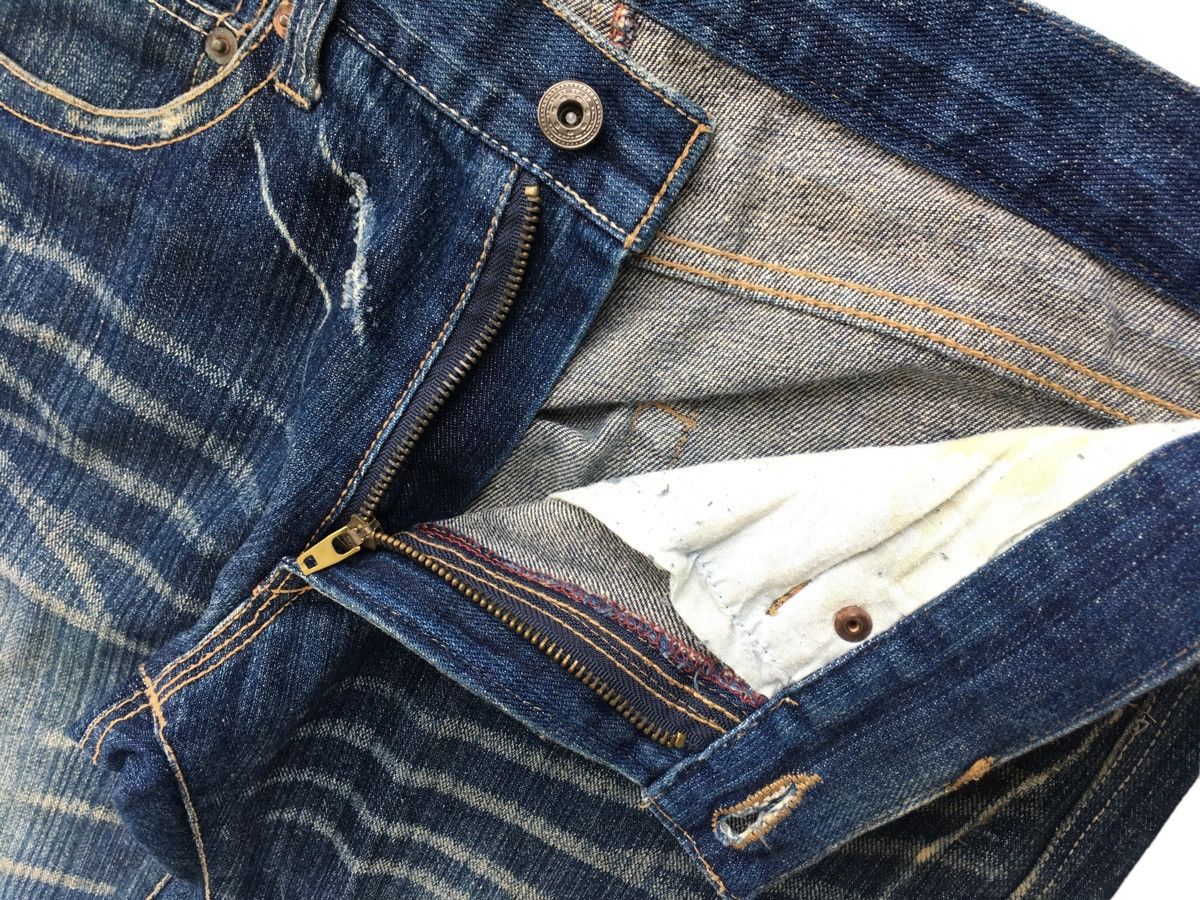 If Six Was Nine × Japanese Brand Rare Vintage Japanese Brand Distressed Flared Jeans 2000s Size US 32 / EU 48 - 6 Thumbnail