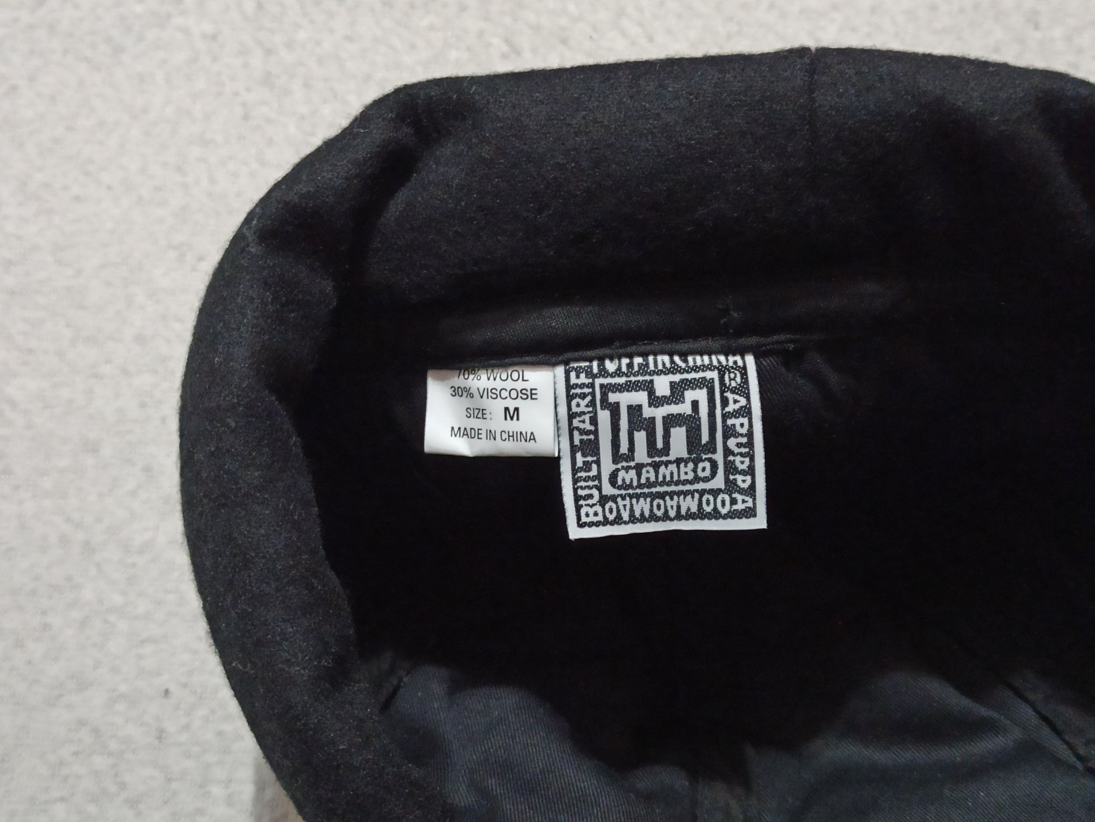 Mambo Mambo Rare Vintage Wool Hat Y2K Black Logo Size ONE SIZE - 2 Thumbnail