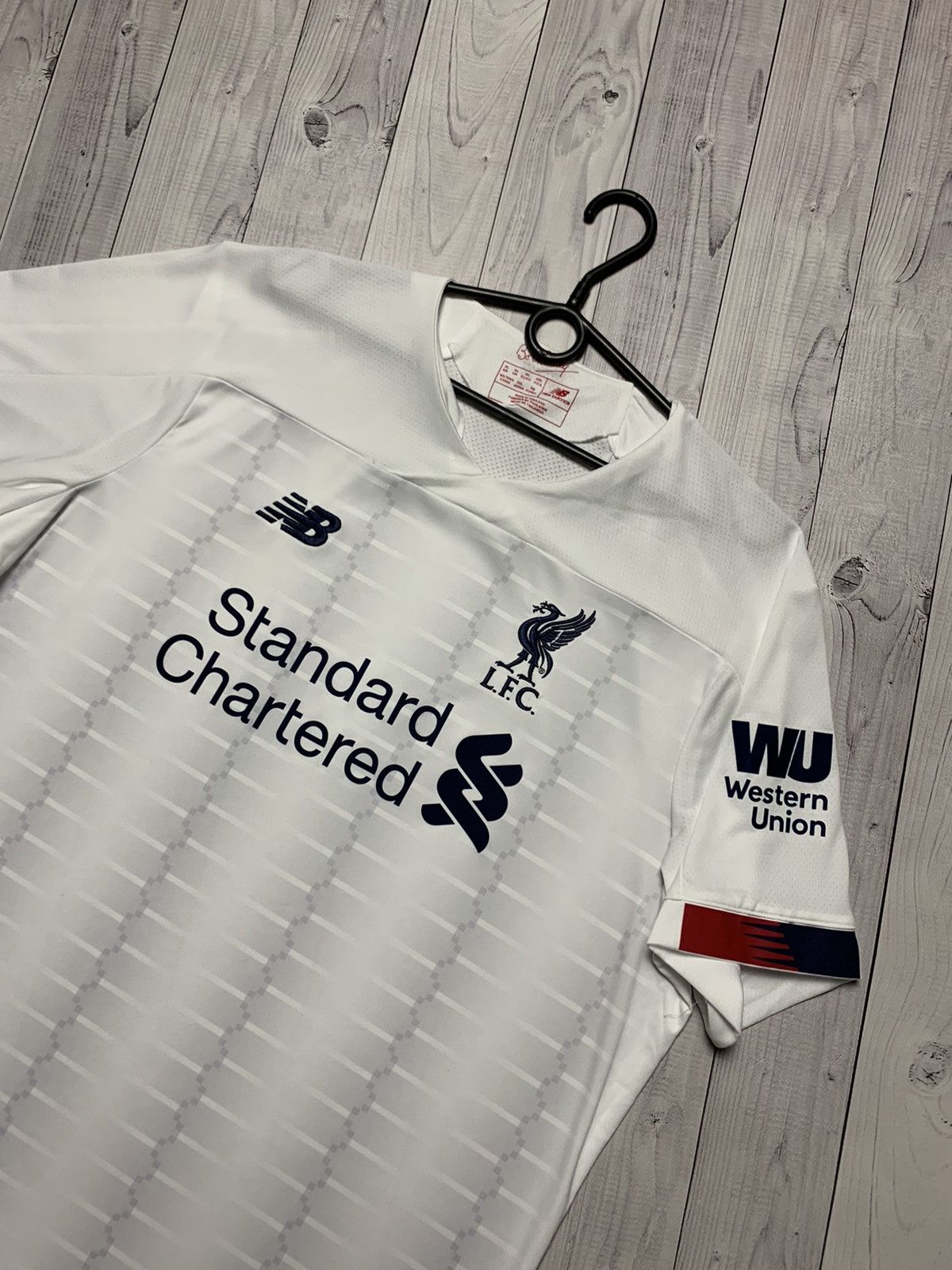 Liverpool Soccer jersey New balance white away size XL