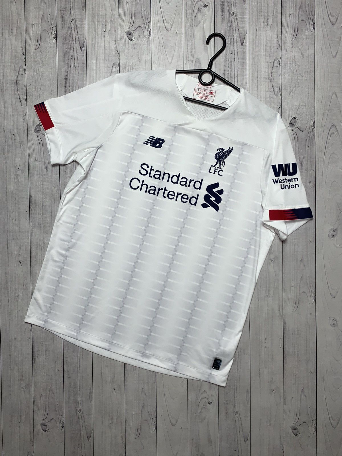 Liverpool Soccer jersey New balance white away size XL