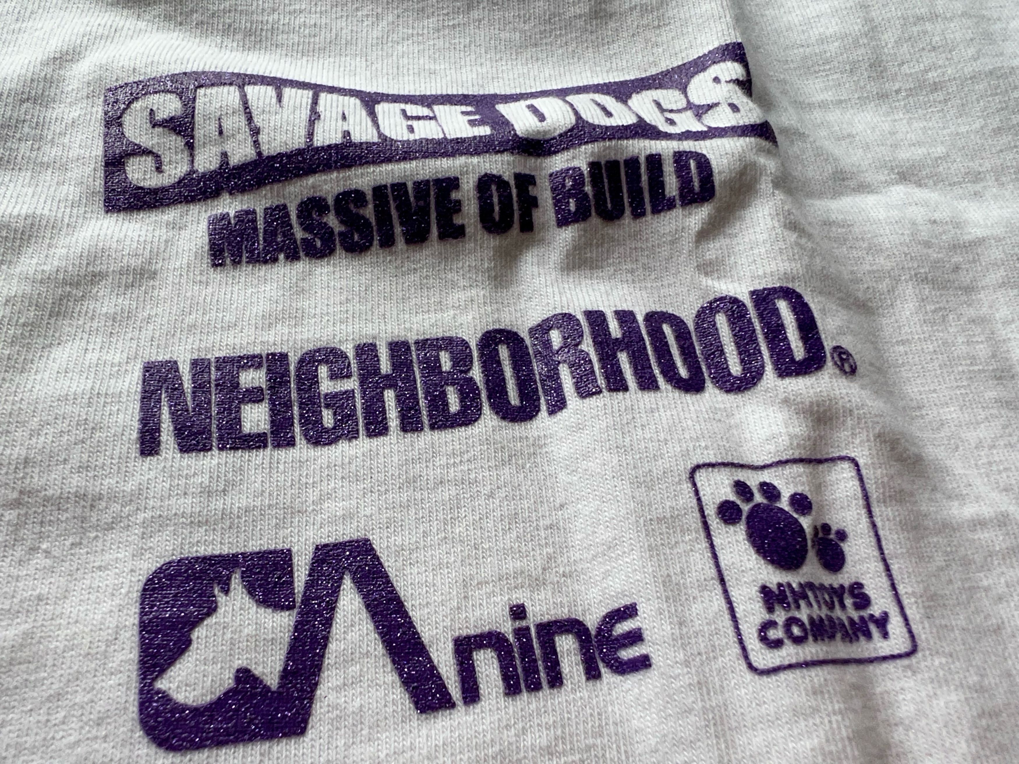 Neighborhood Neighborhood Savage Dogs Purple Glitter Print T-shirt, White Size US XL / EU 56 / 4 - 3 Thumbnail