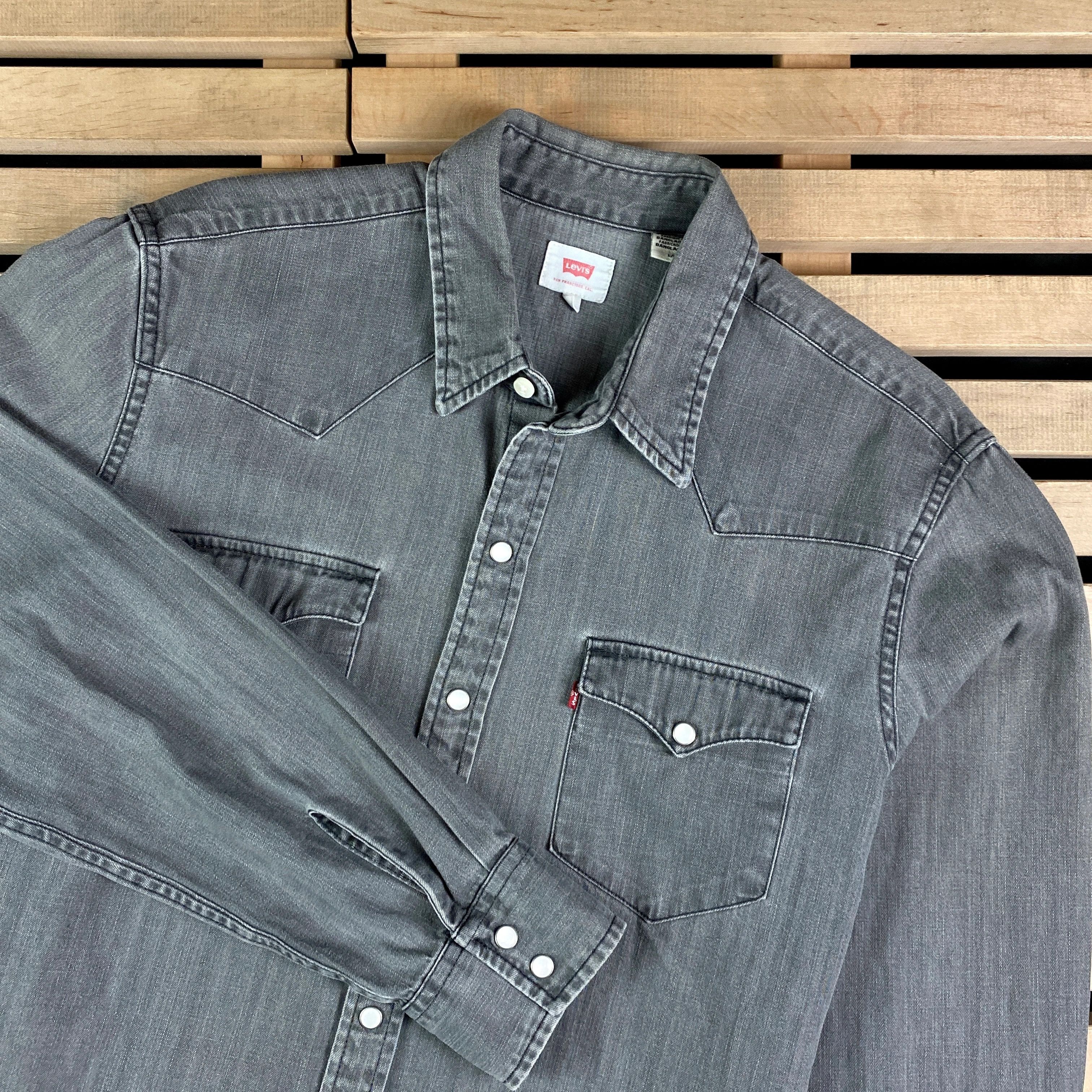 Levi's × Levi's Vintage Clothing × Vintage Mens Shirt Long Sleeve Levis Vintage Size L Size US L / EU 52-54 / 3 - 2 Thumbnail