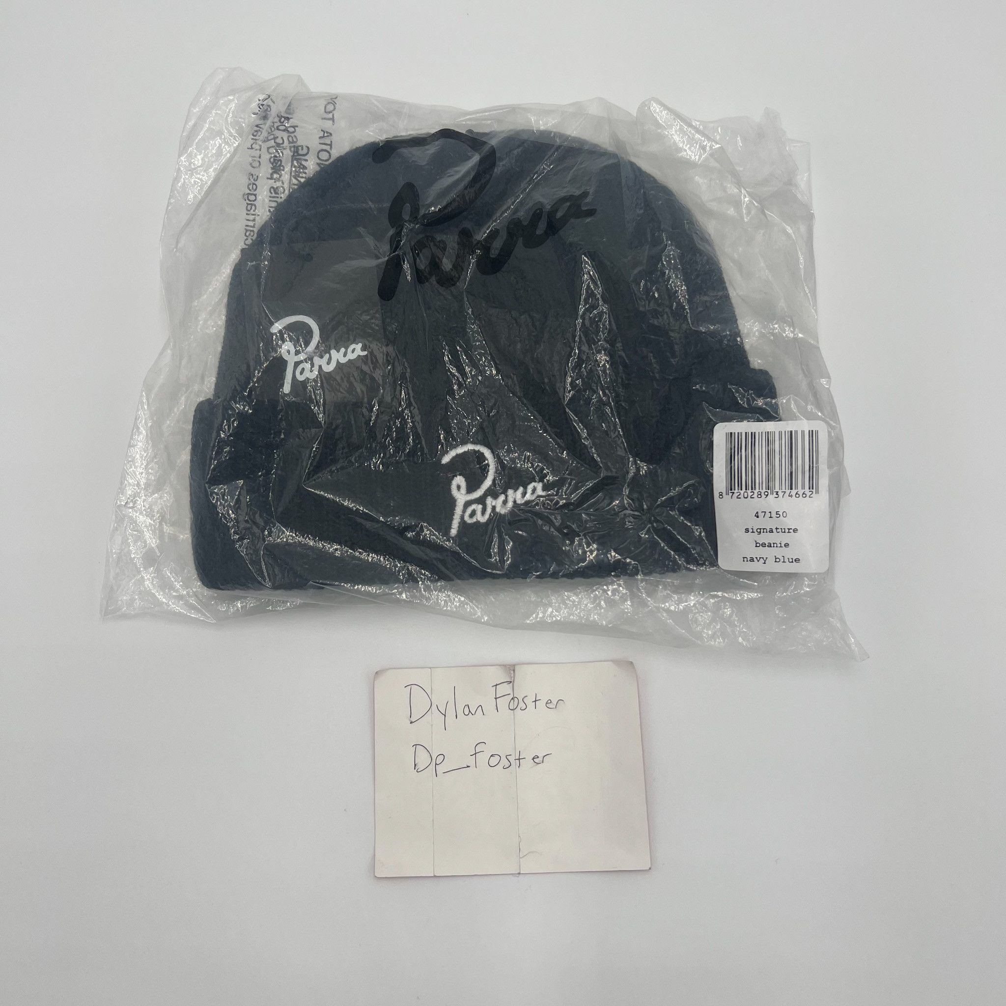 Parra By Parra Signature Beanie Navy Size ONE SIZE - 3 Thumbnail