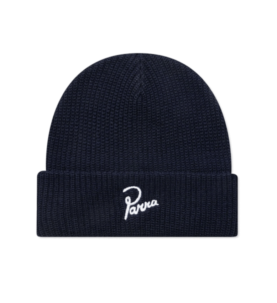 Parra By Parra Signature Beanie Navy Size ONE SIZE - 1 Thumbnail