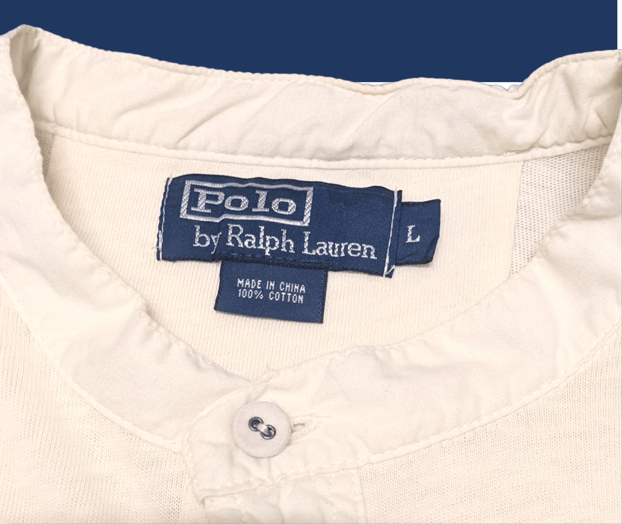 Polo Ralph Lauren × Vintage Vintage 90s Polo RL Stamp Retro Style T shirt Size US L / EU 52-54 / 3 - 8 Thumbnail