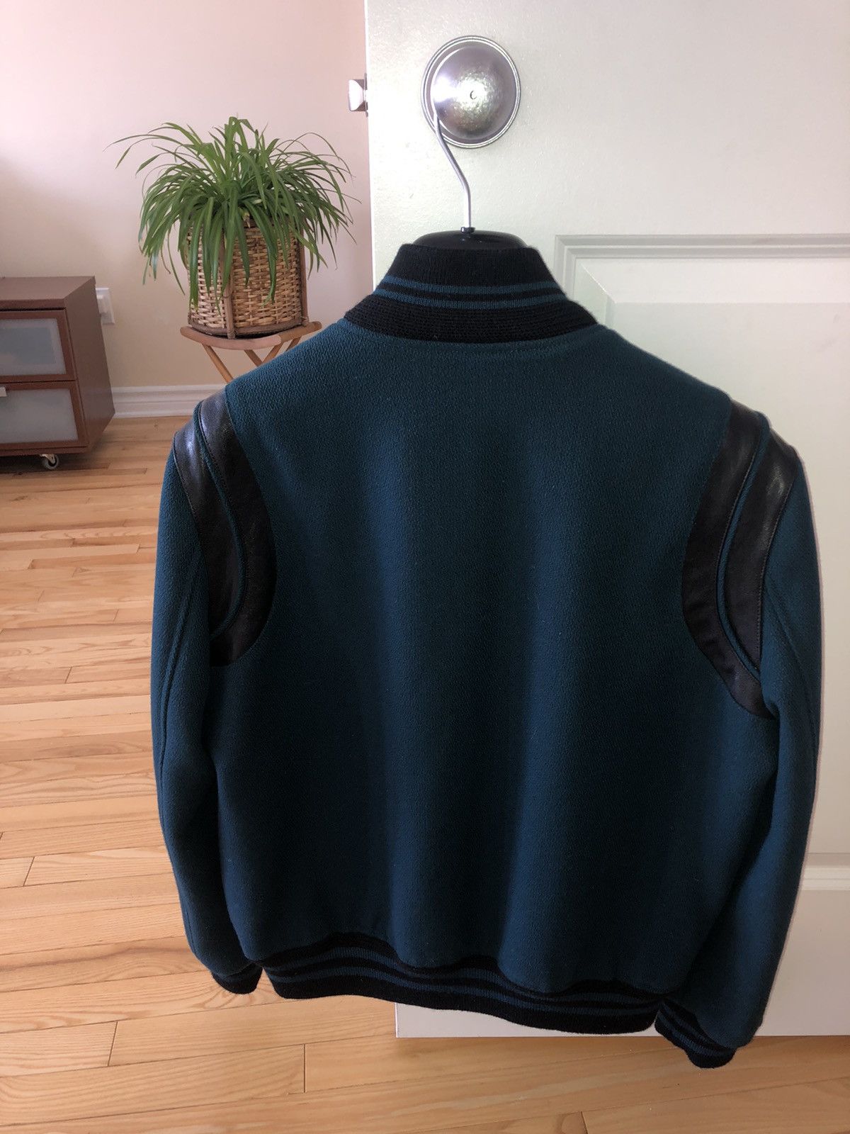 Hedi Slimane × Saint Laurent Paris Saint Laurent Teal Teddy size Small Size US S / EU 44-46 / 1 - 10 Thumbnail