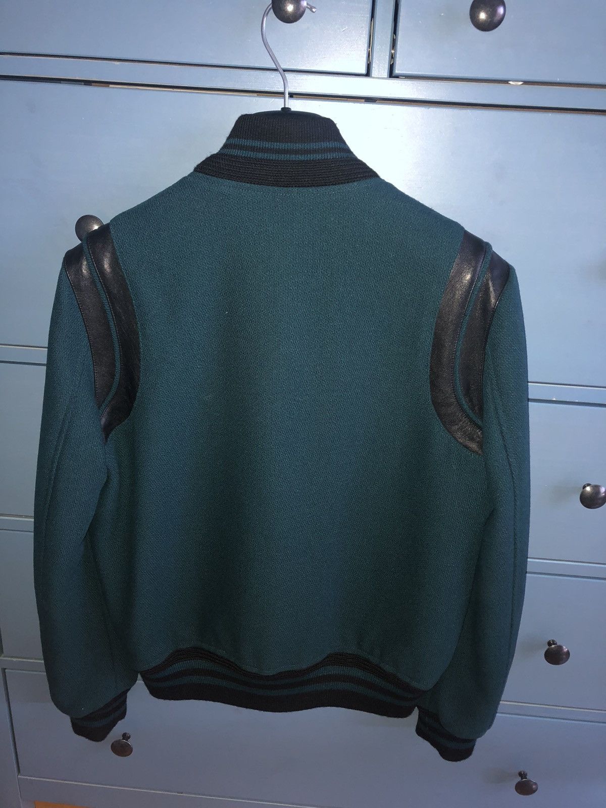 Hedi Slimane × Saint Laurent Paris Saint Laurent Teal Teddy size Small Size US S / EU 44-46 / 1 - 13 Thumbnail