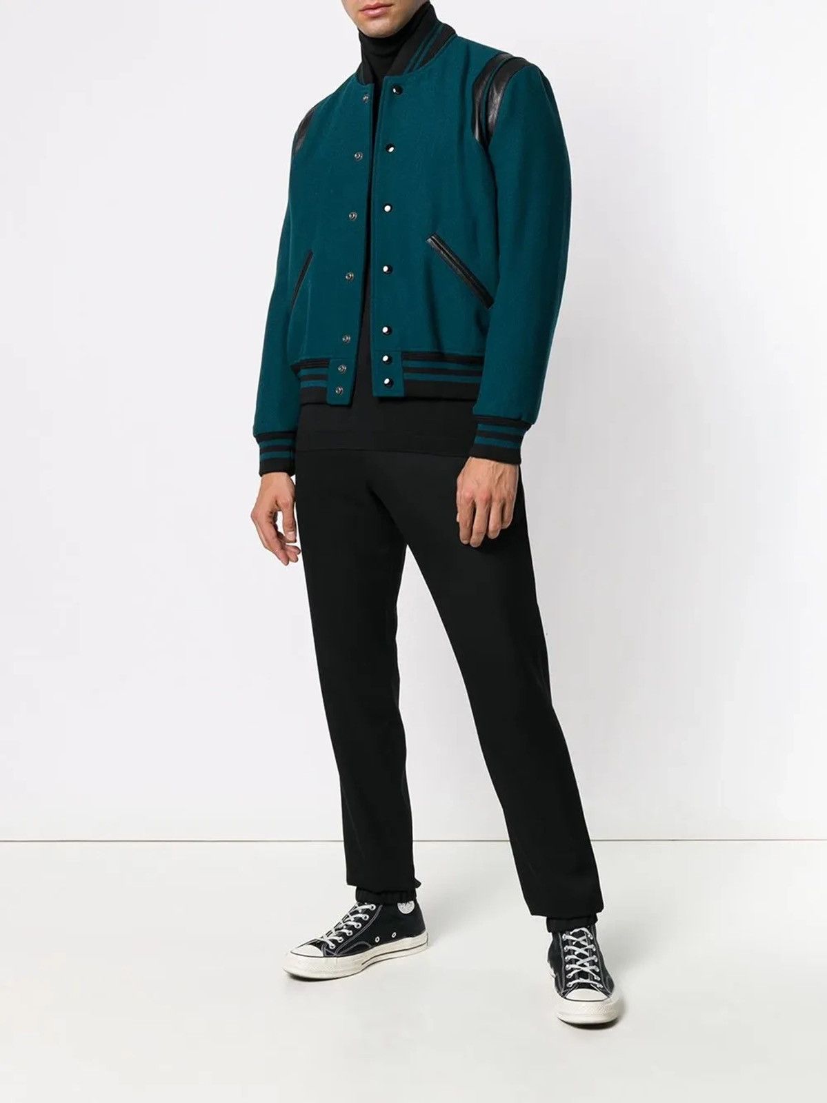 Hedi Slimane × Saint Laurent Paris Saint Laurent Teal Teddy size Small Size US S / EU 44-46 / 1 - 19 Thumbnail