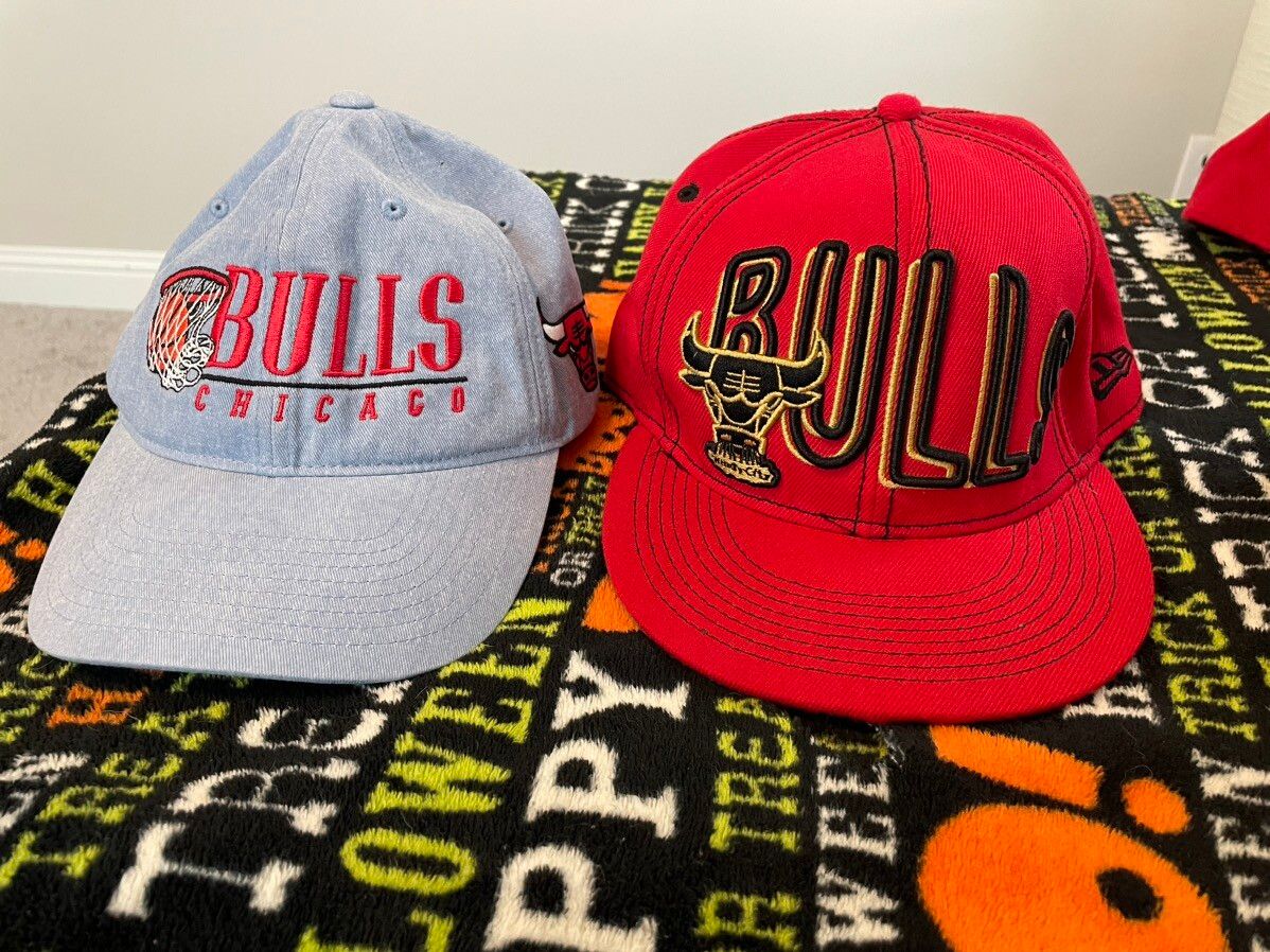 Jordan Brand Vintage NBA Chicago Bulls Mitchell & Ness hat lot Size ONE SIZE - 1 Preview