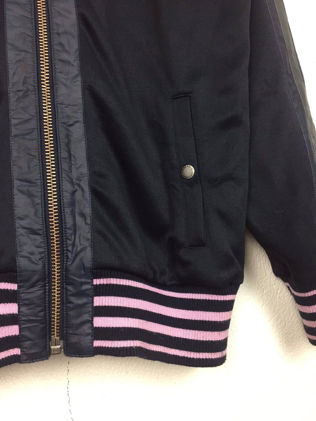 Black Label Burberry Black Label Zipper Up Varsity Jacket Size US M / EU 48-50 / 2 - 4 Thumbnail