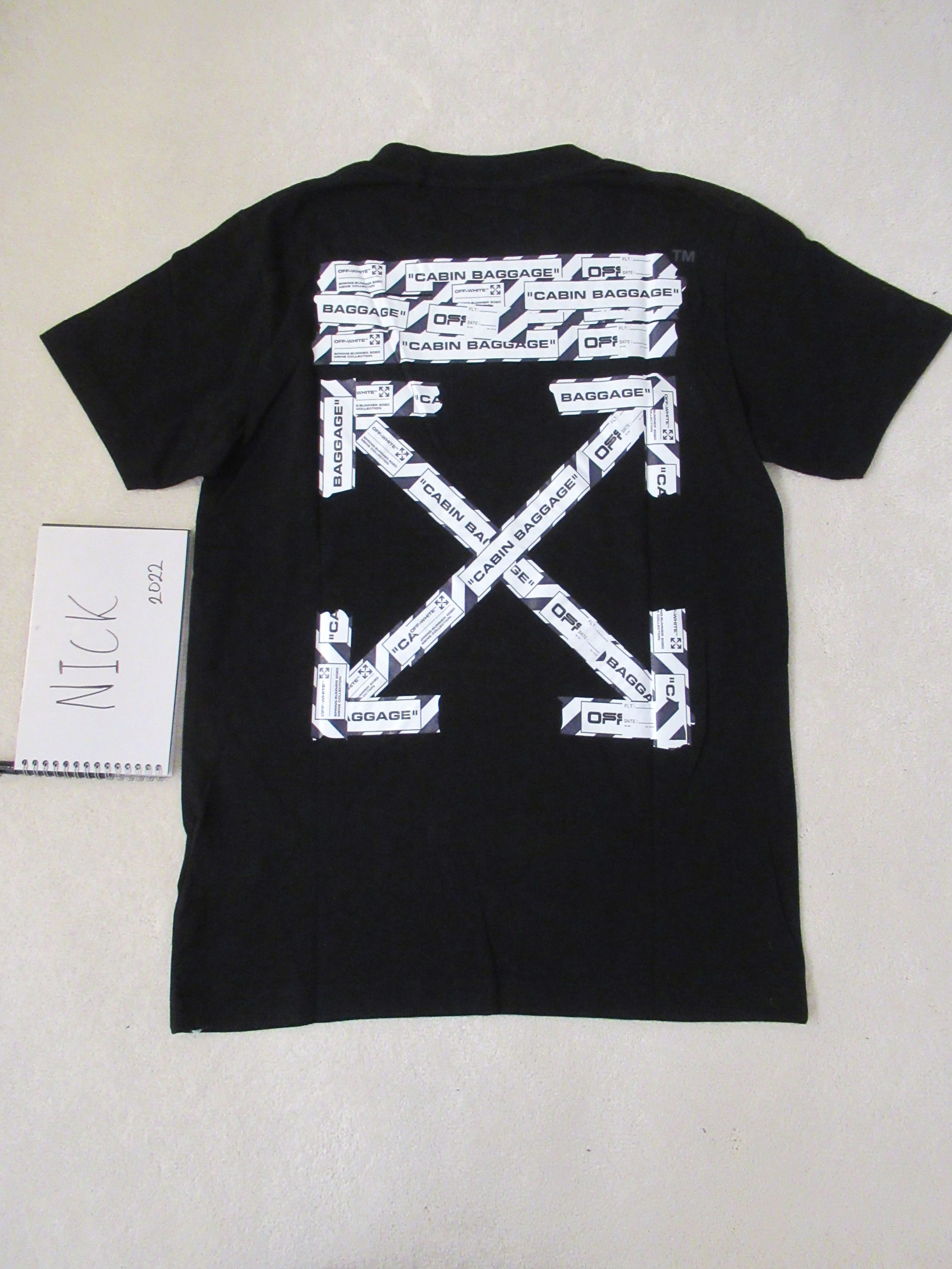Off-White Off White Black Airport Tape Arrows Virgil XS New Size US XS / EU 42 / 0 - 1 Thumbnail