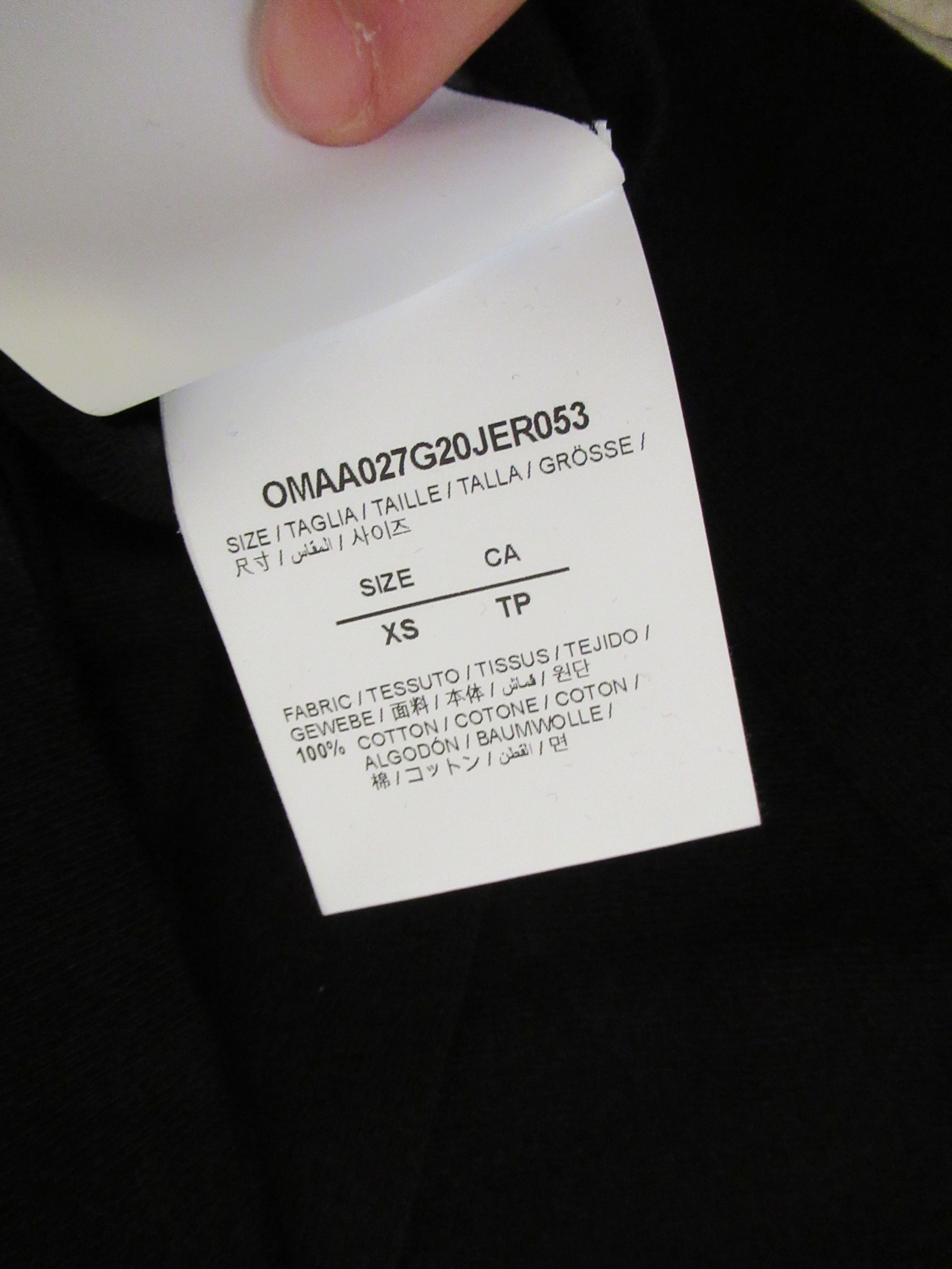 Off-White Off White Black Airport Tape Arrows Virgil XS New Size US XS / EU 42 / 0 - 7 Thumbnail