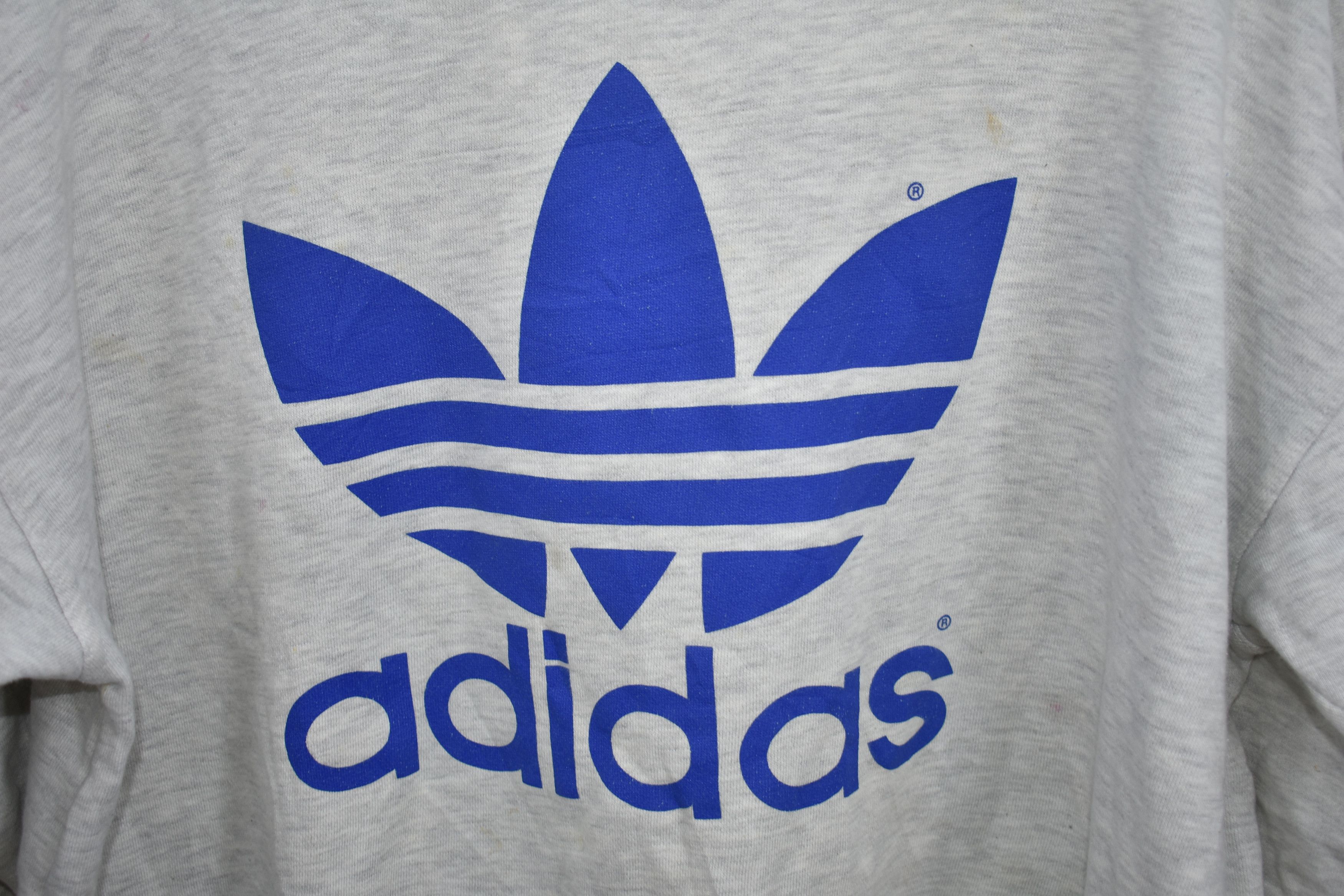 Adidas × Vintage A062 Vintage Adidas Big Logo Sweatshirt Size US L / EU 52-54 / 3 - 2 Thumbnail