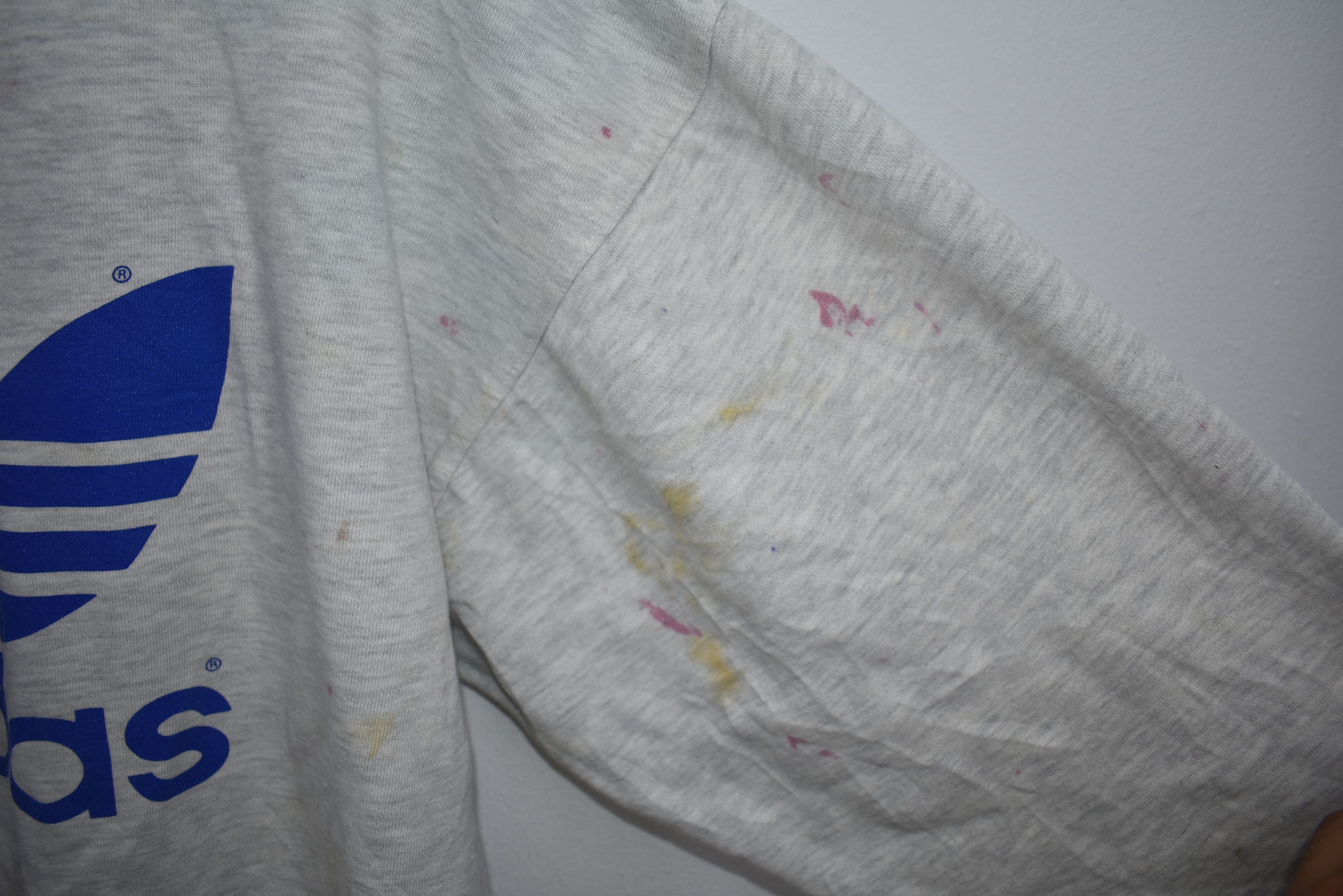 Adidas × Vintage A062 Vintage Adidas Big Logo Sweatshirt Size US L / EU 52-54 / 3 - 4 Thumbnail