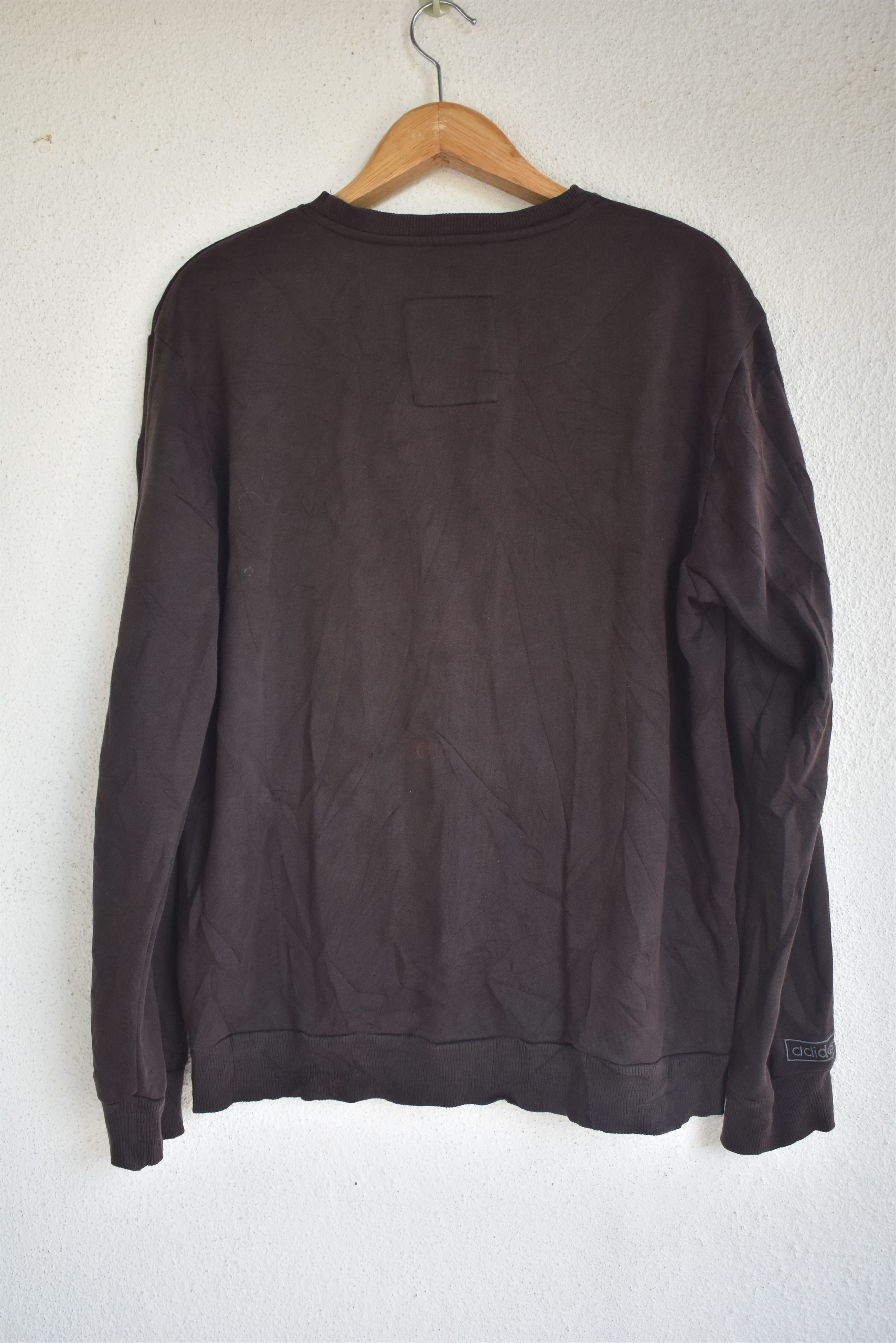 Adidas A063 Adidas Sweatshirt Black Sexy Big Print Size M / US 6-8 / IT 42-44 - 5 Thumbnail