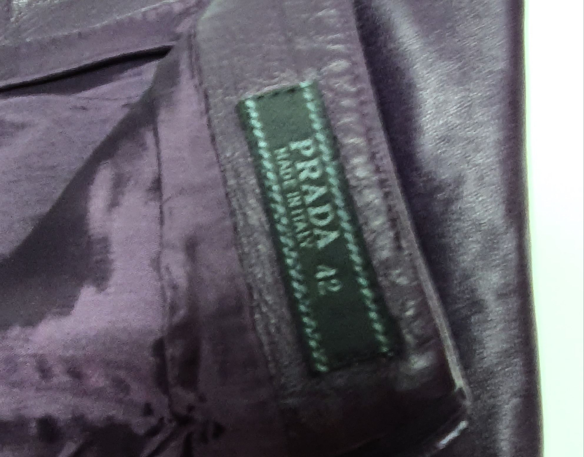 Prada Prada leather skirt Size 28" / US 6 / IT 42 - 4 Thumbnail