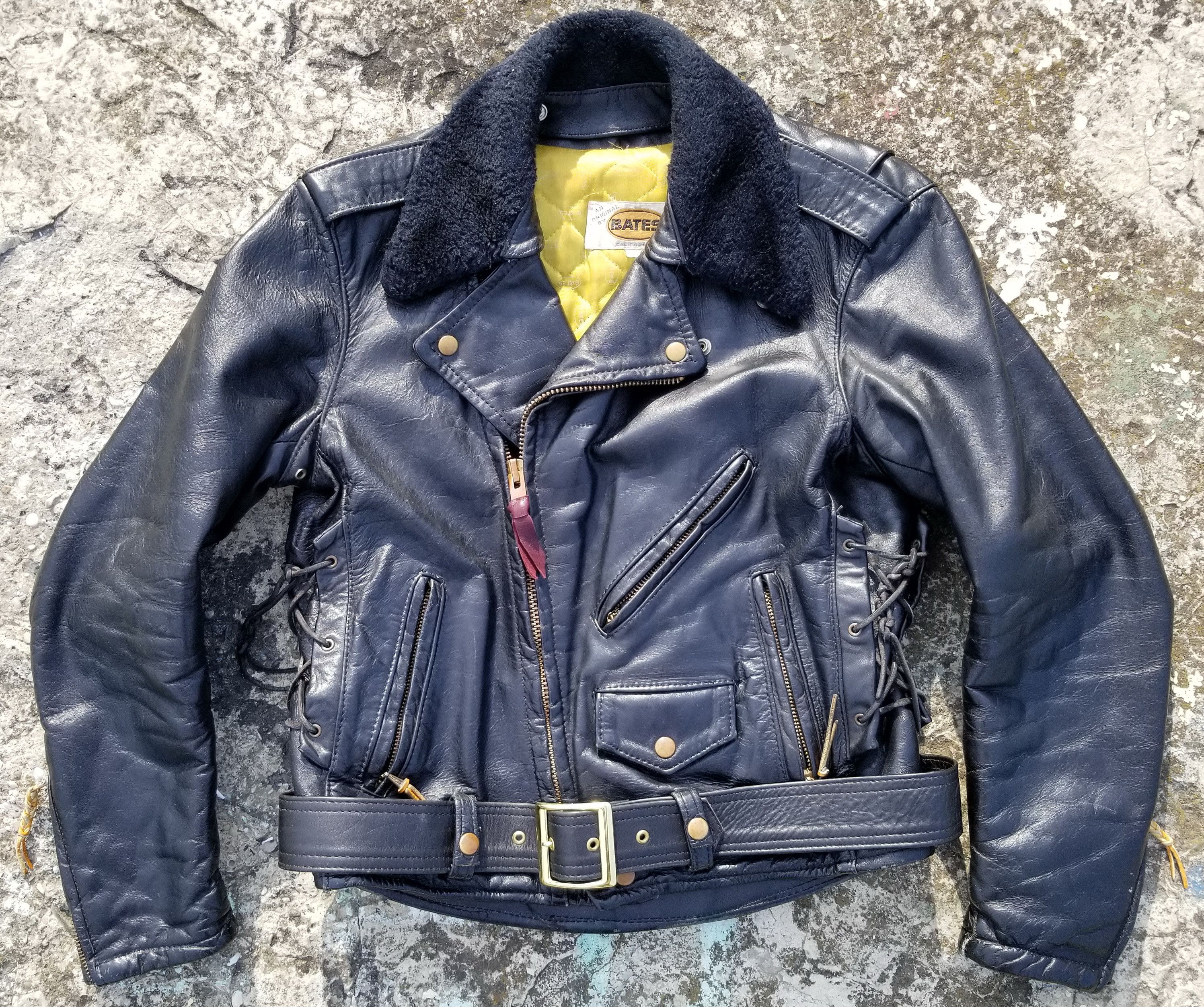 Vintage Bates The Terminator Leather Jacket Highwayman | Grailed