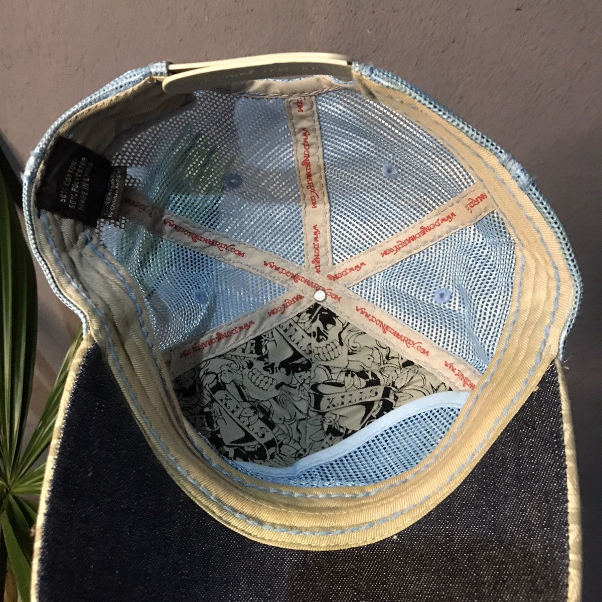Christian Audigier × Ed Hardy Don Ed Hardy y2k Skull Dragon Snapback Trucker Hat Size ONE SIZE - 7 Thumbnail