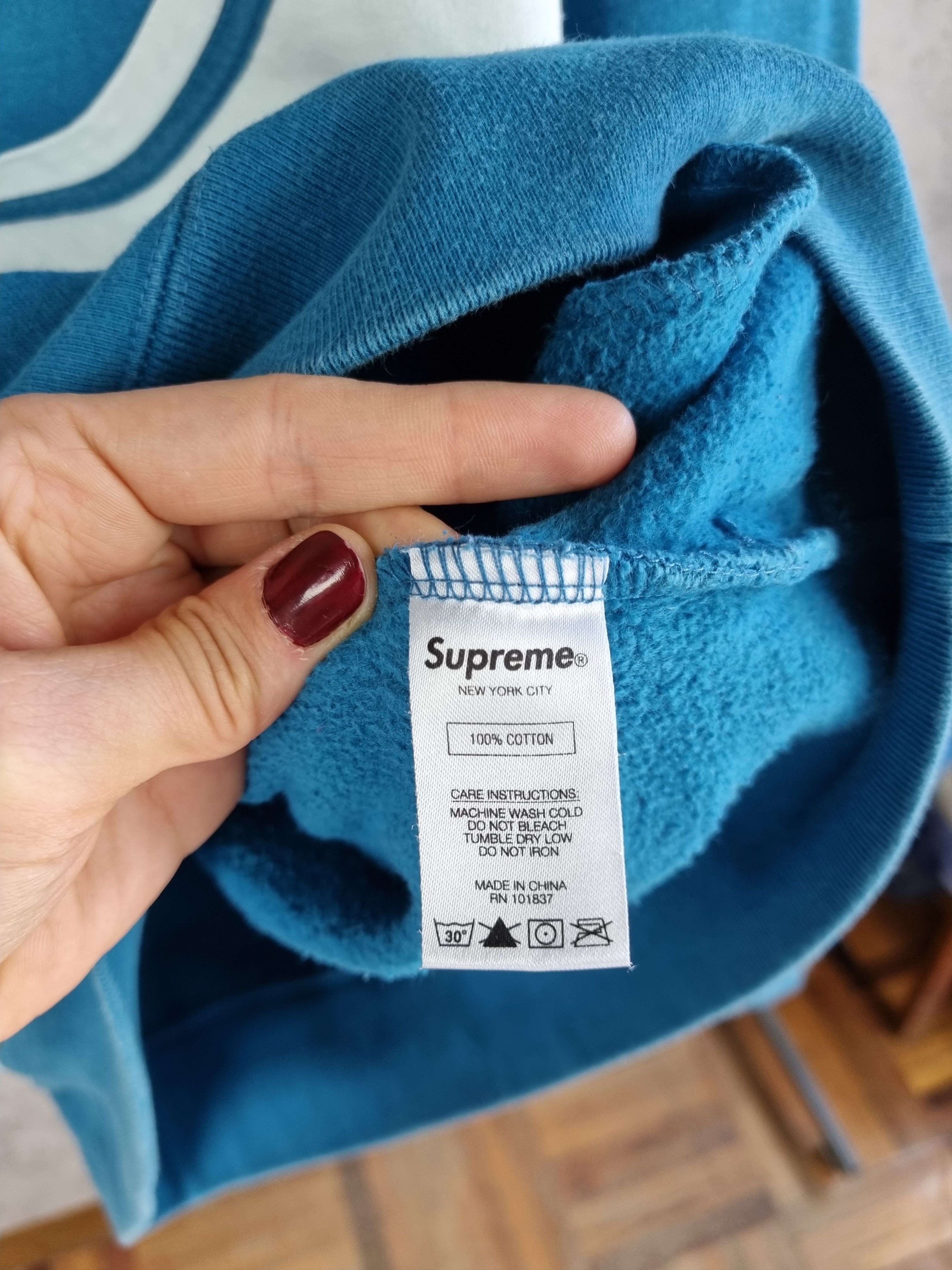 Supreme Supreme Diagonal Hooded Sweatshirt SS18 Size US M / EU 48-50 / 2 - 12 Thumbnail