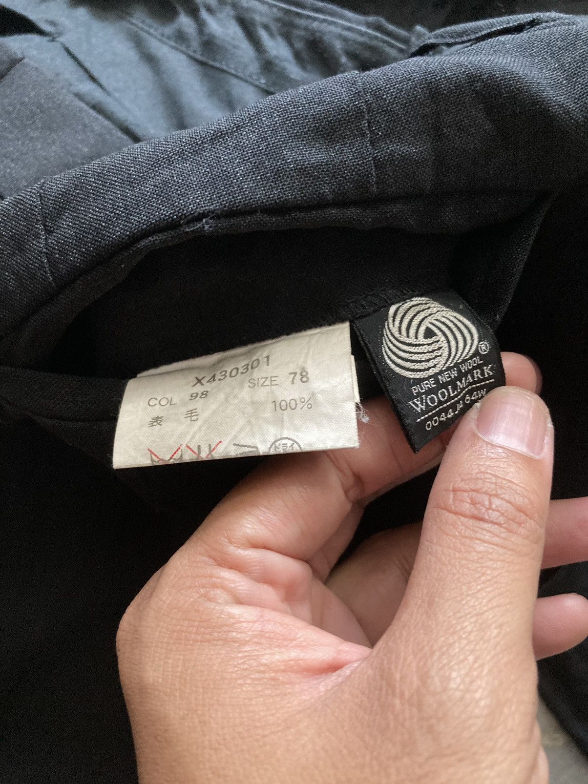 Yohji Yamamoto Yohji Yamamoto AAR black wool pants Size US 29 - 5 Thumbnail