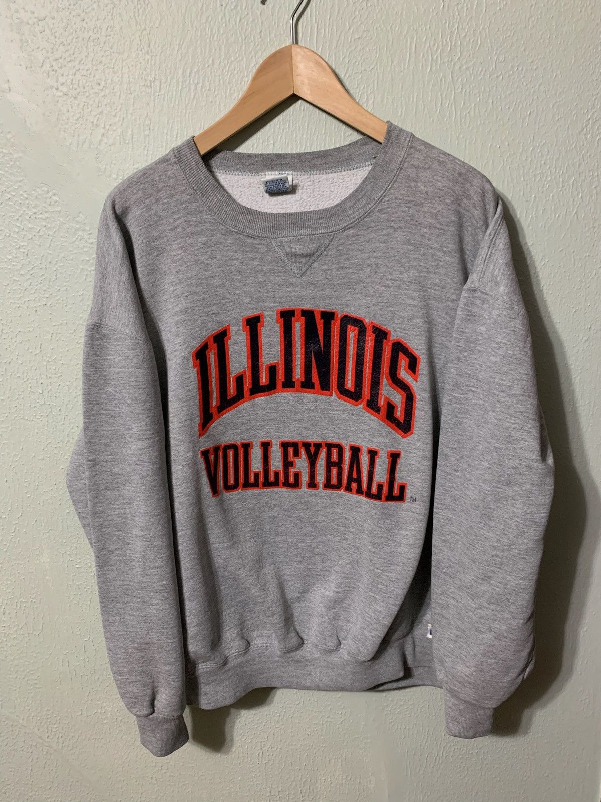 Russell Athletic × Vintage Vintage Russell Athletic Illinois Sweatshirt Size US XL / EU 56 / 4 - 1 Thumbnail