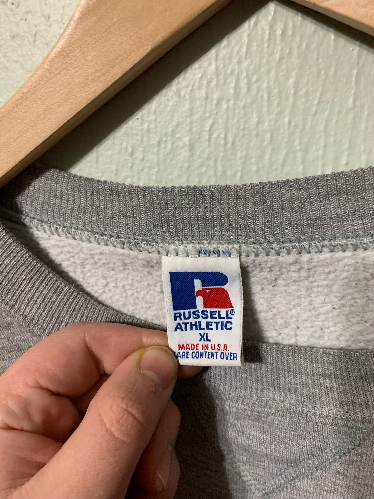 Russell Athletic × Vintage Vintage Russell Athletic Illinois Sweatshirt Size US XL / EU 56 / 4 - 2 Thumbnail