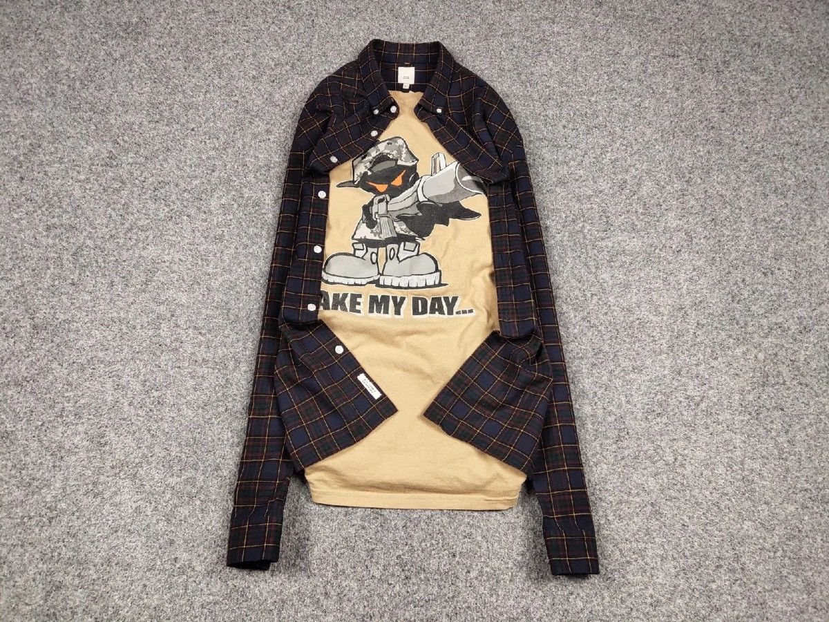 Flannel Vintage Flannel Shirt Travis Scott Style Size US XL / EU 56 / 4 - 2 Thumbnail