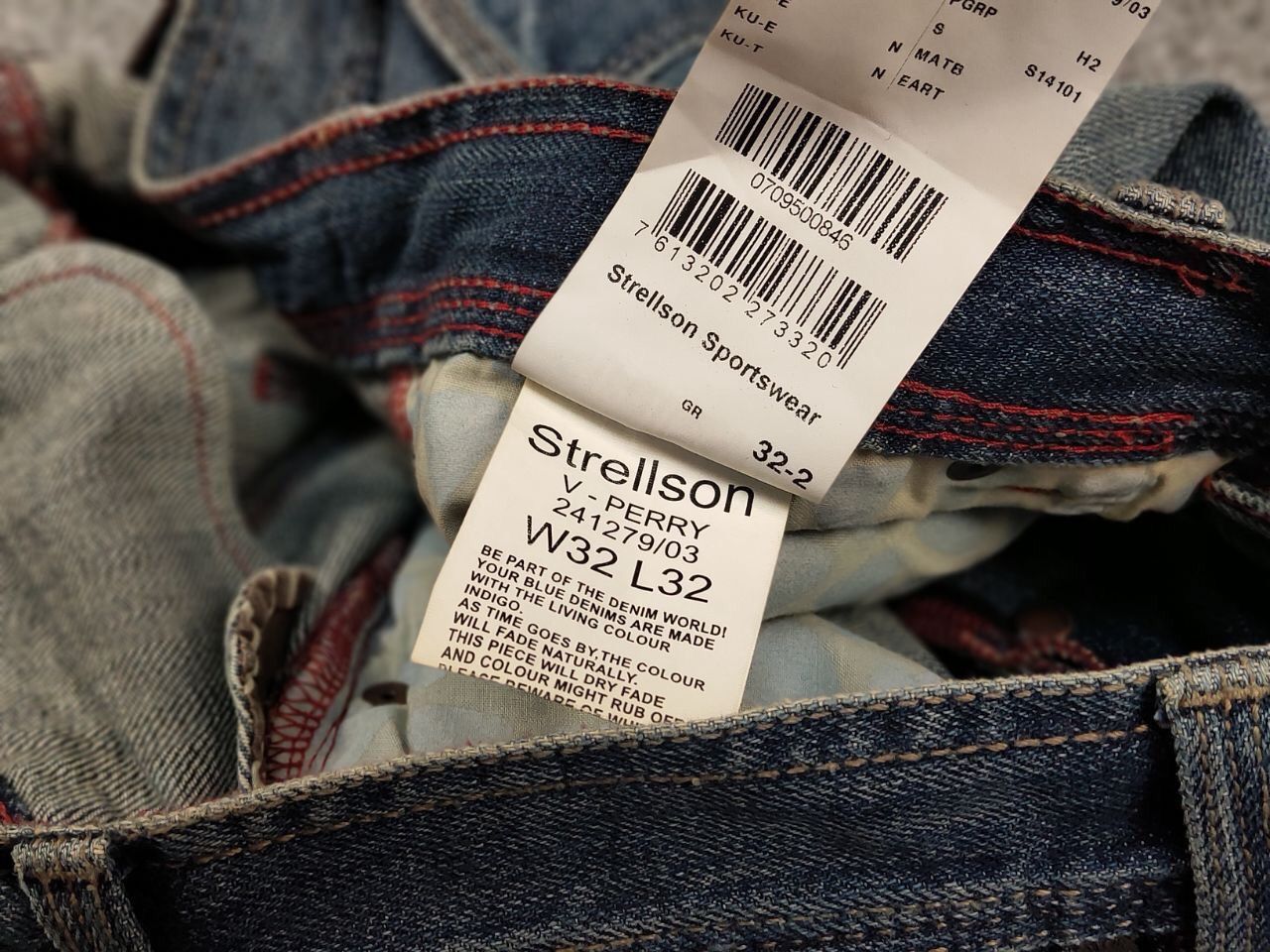 Strellson Vintage 90's Strellson Japan Distressed Paint Denim Jeans Size US 32 / EU 48 - 22 Thumbnail