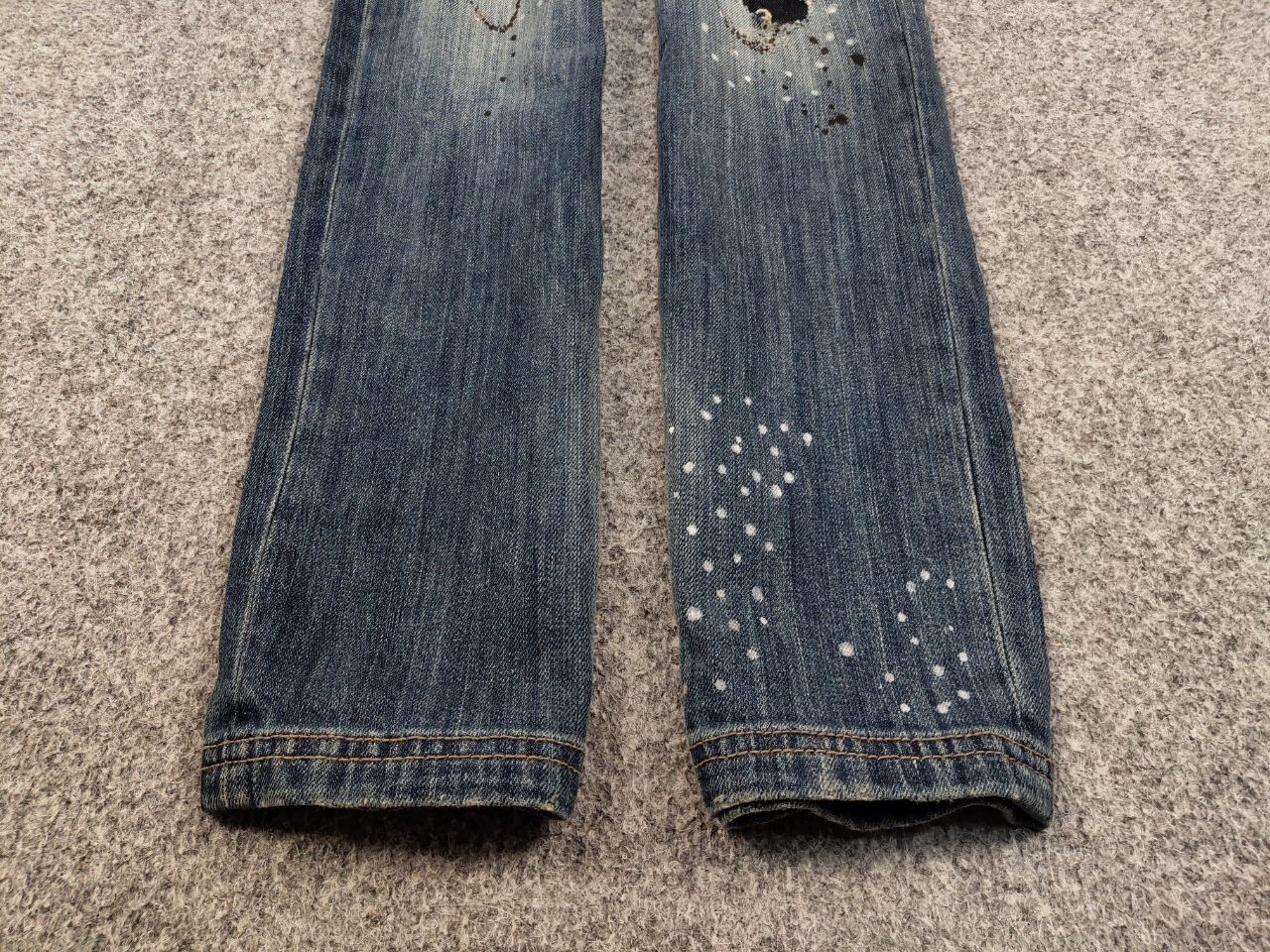 Strellson Vintage 90's Strellson Japan Distressed Paint Denim Jeans Size US 32 / EU 48 - 8 Thumbnail