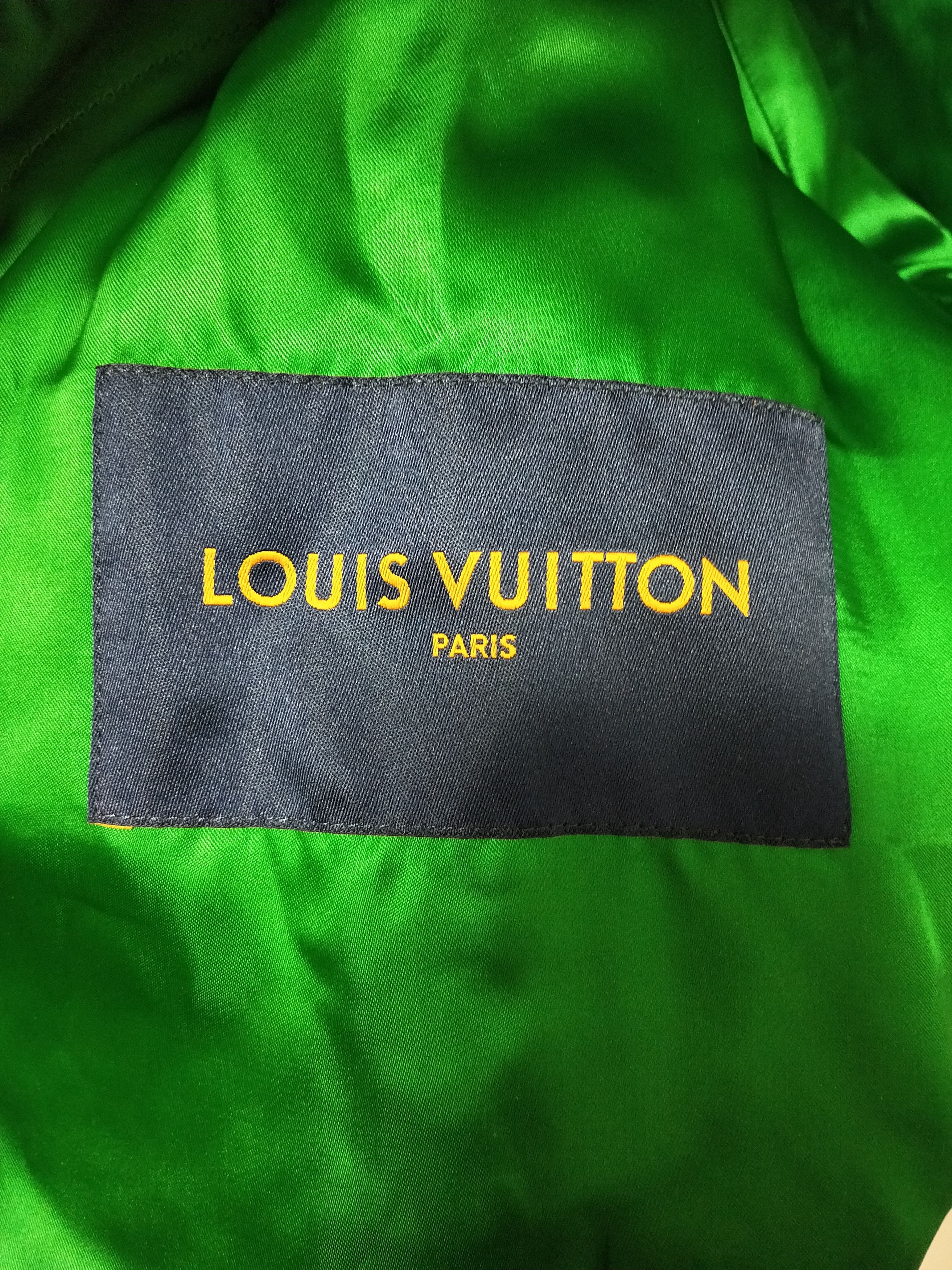 Louis Vuitton FW21 Varsity Leather Jacket Size US M / EU 48-50 / 2 - 8 Thumbnail