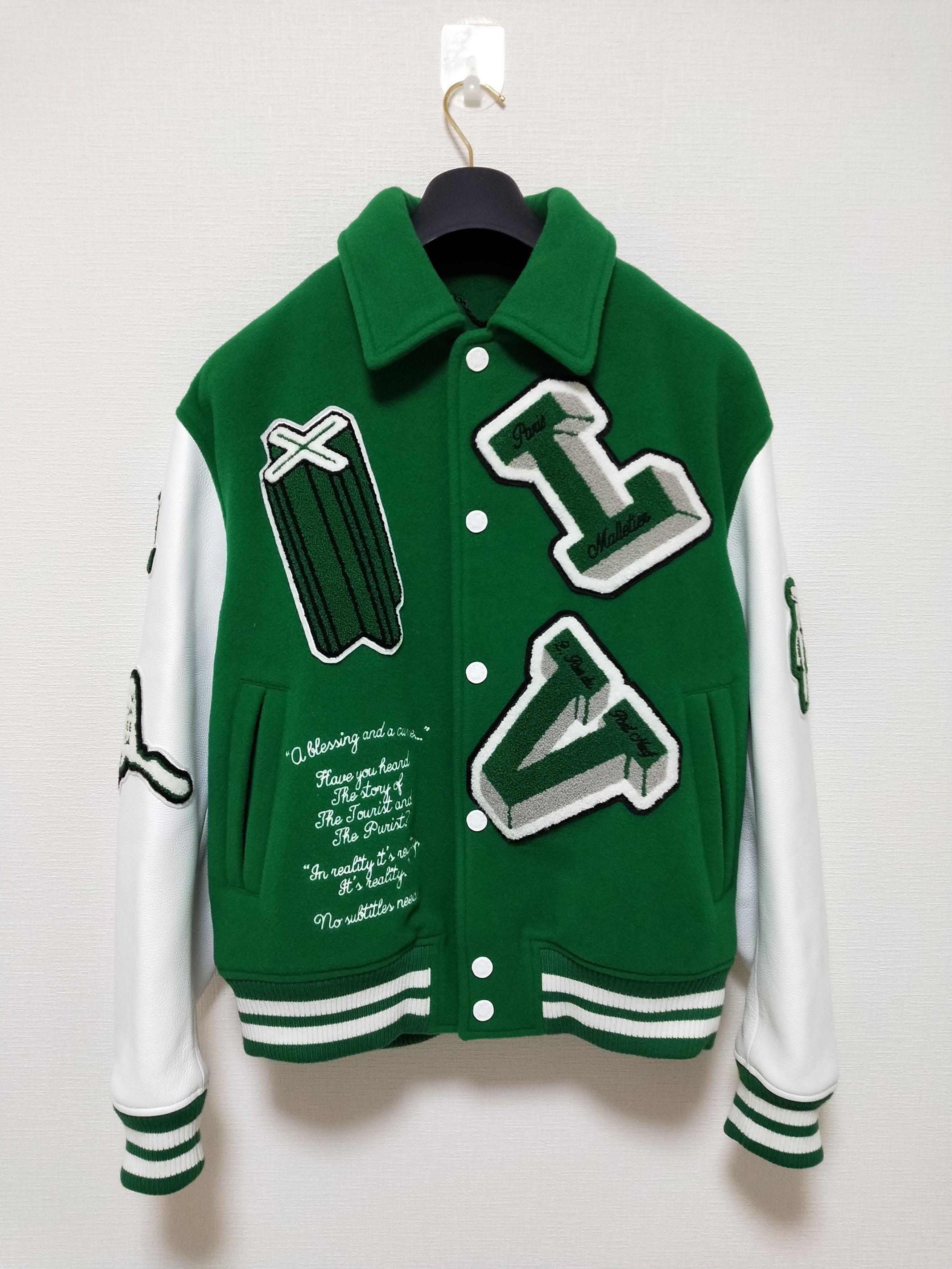 Louis Vuitton FW21 Varsity Leather Jacket Size US M / EU 48-50 / 2 - 1 Thumbnail