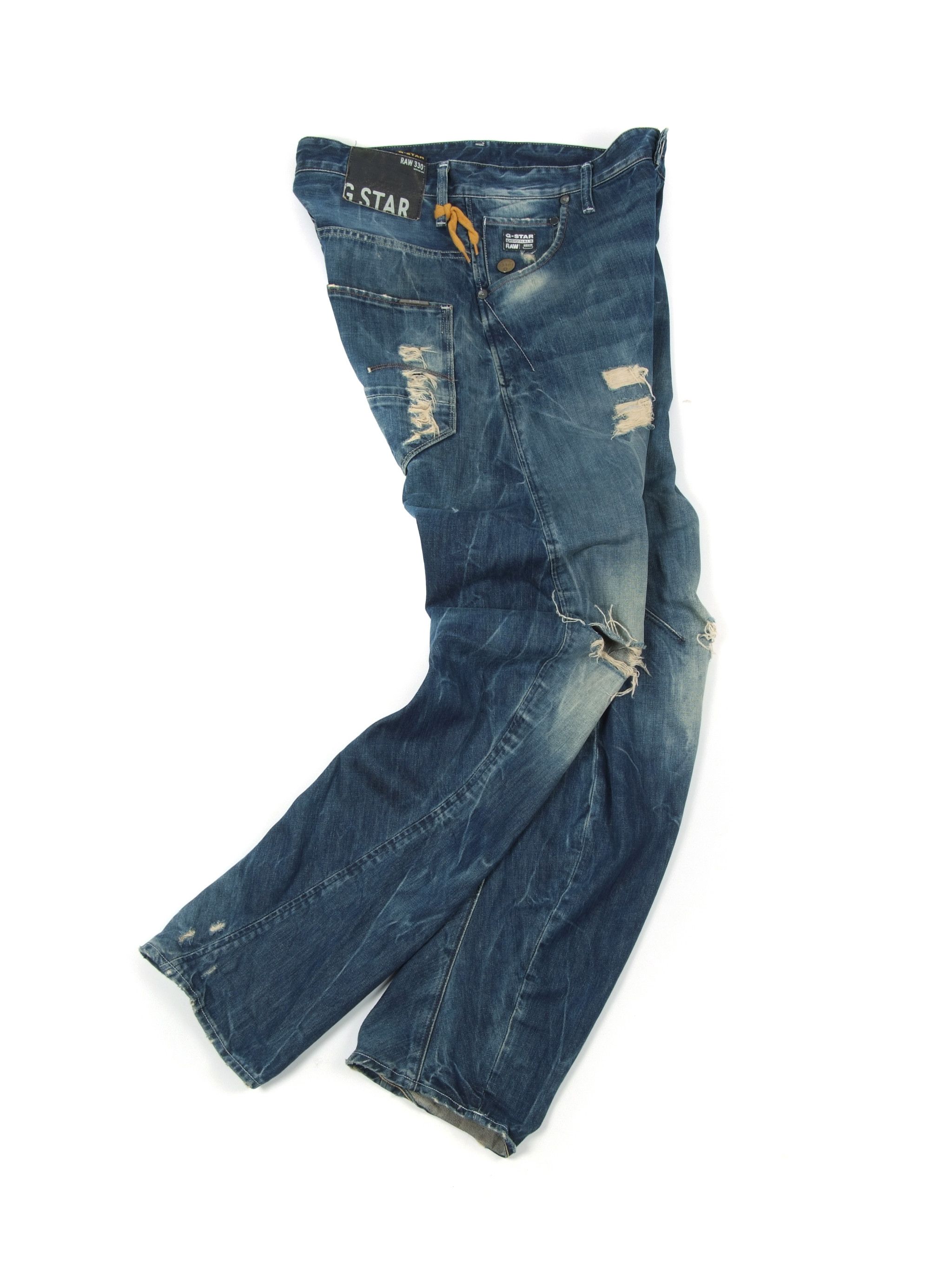 G-Star × Vintage G-Star RAW ARC 3D Loose Tapered Jeans (30x32) Size US 30 / EU 46 - 2 Thumbnail