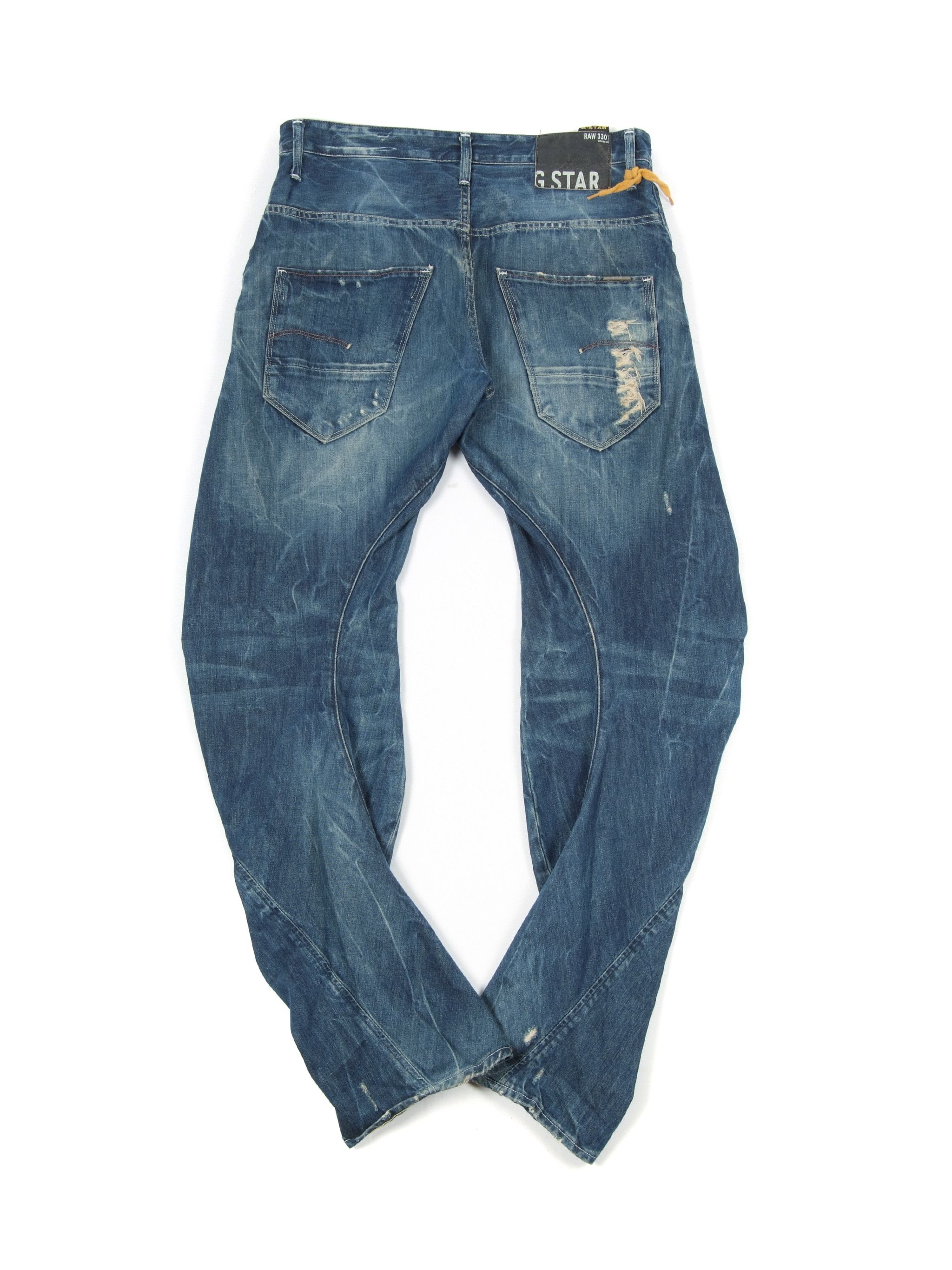 G-Star × Vintage G-Star RAW ARC 3D Loose Tapered Jeans (30x32) Size US 30 / EU 46 - 3 Thumbnail