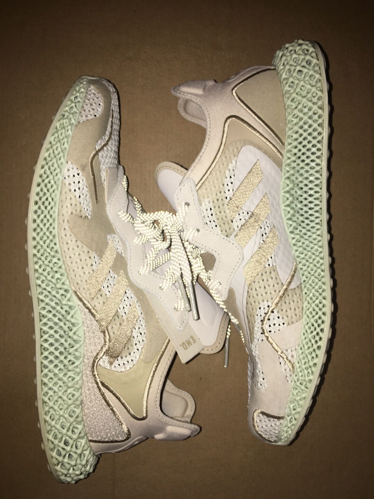 Adidas END. X ADIDAS EVO 4D 'DUNE' UK8 Size US 8.5 / EU 41-42 - 7 Thumbnail