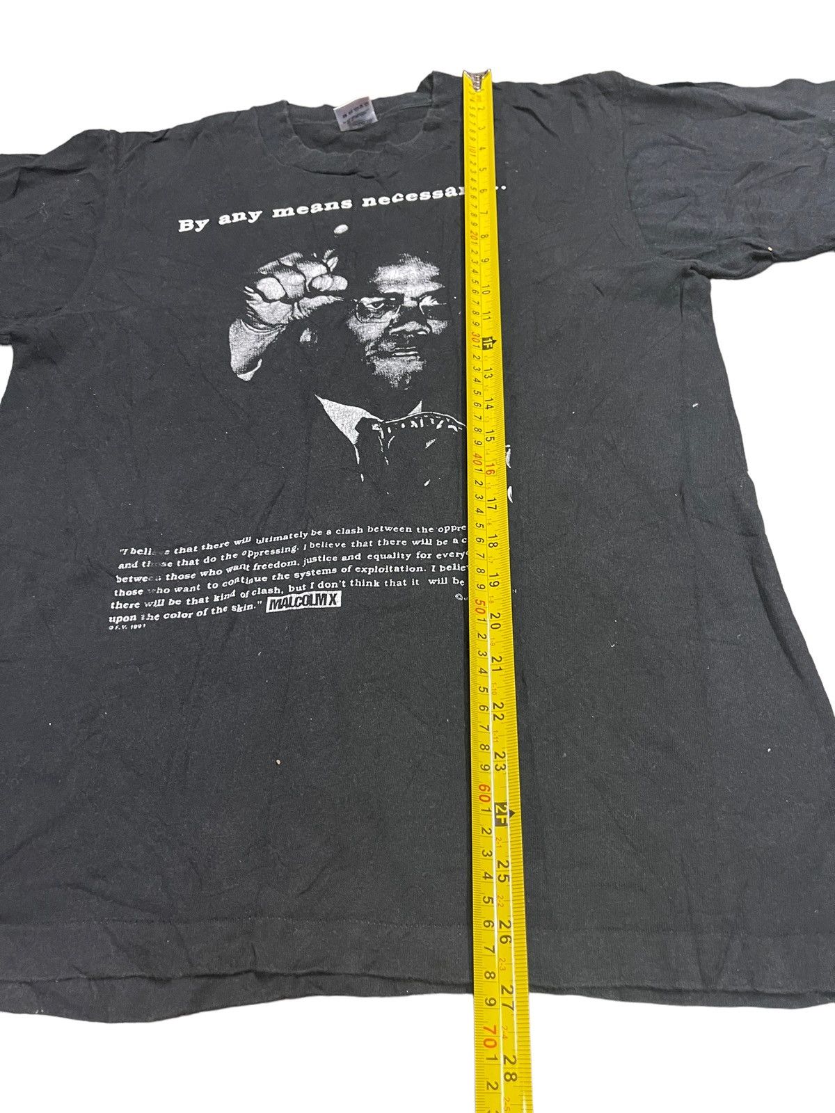 Vintage Vintage MALCOLM X tshirt Size US M / EU 48-50 / 2 - 6 Thumbnail