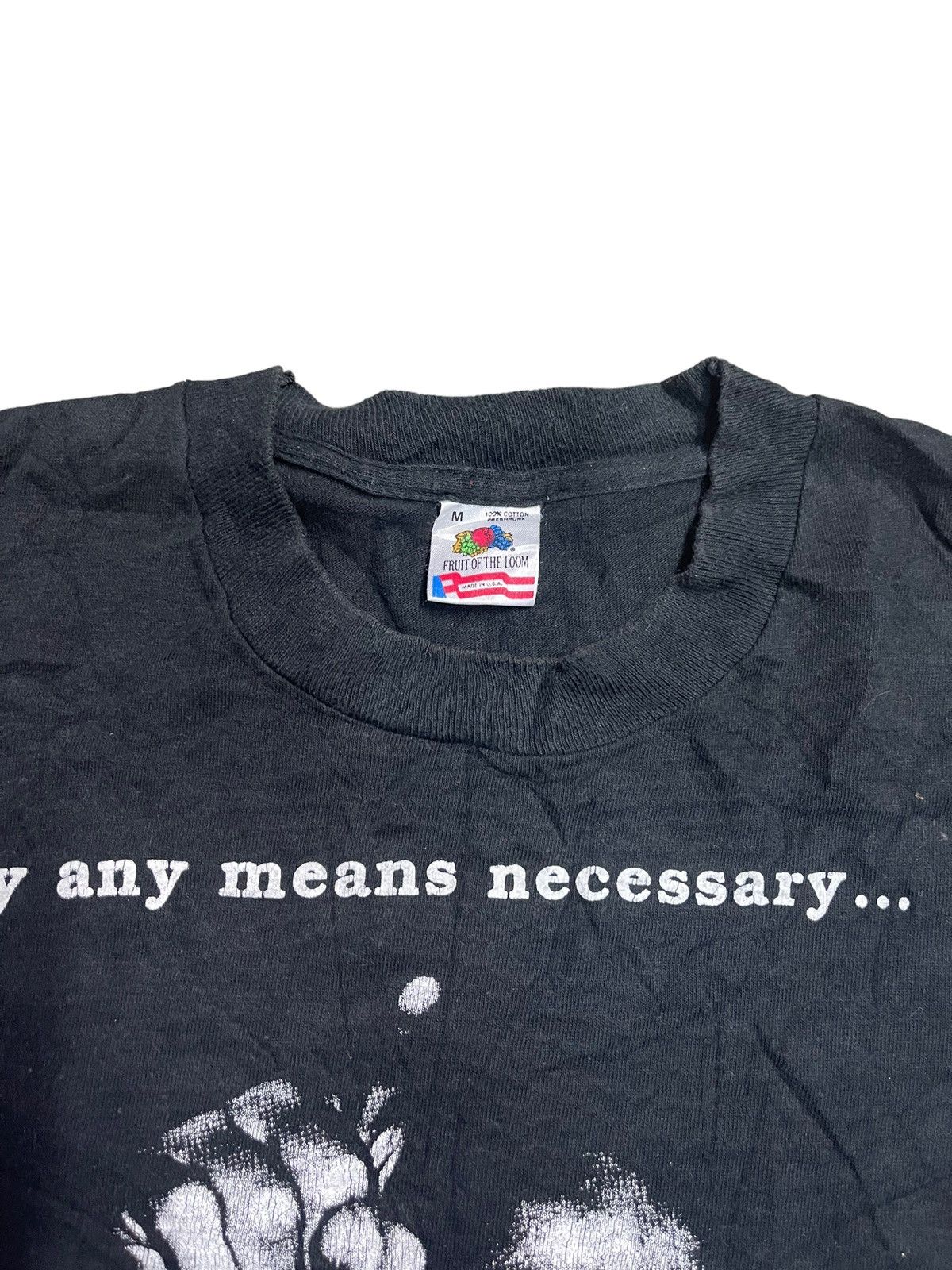 Vintage Vintage MALCOLM X tshirt Size US M / EU 48-50 / 2 - 4 Thumbnail