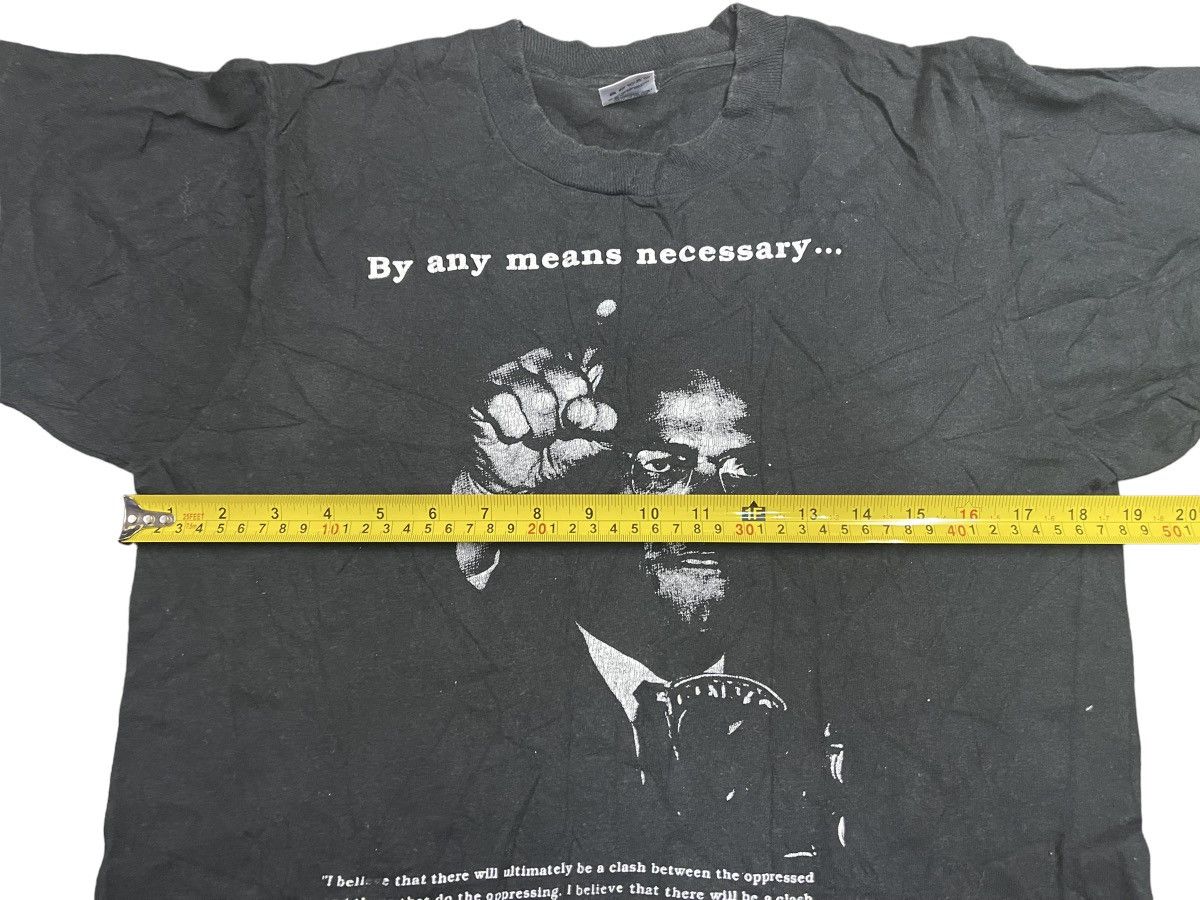 Vintage Vintage MALCOLM X tshirt Size US M / EU 48-50 / 2 - 5 Thumbnail