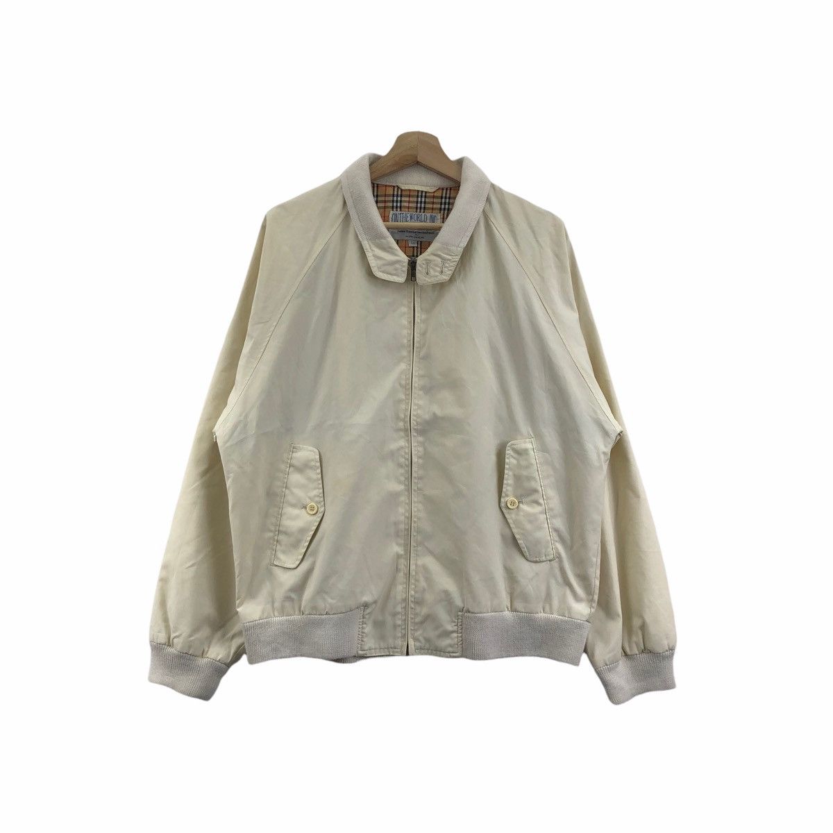 Vintage On The World Including Nova Check Harrington Jacket