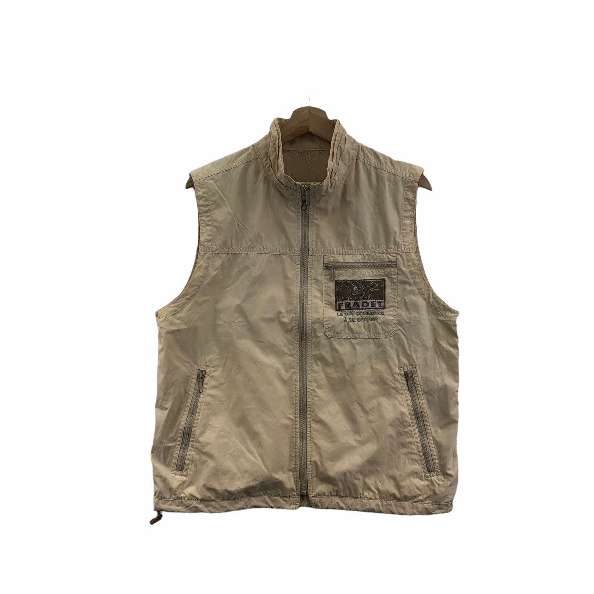 Vintage Jeans Louis Fradet Zip Up Vest