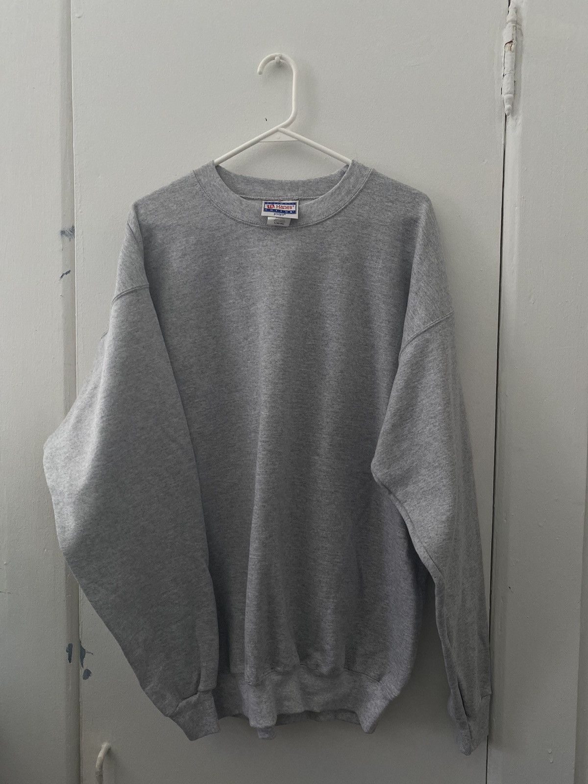 Hanes sweatpants, men's size L cotton gray type Vintage Second Hand