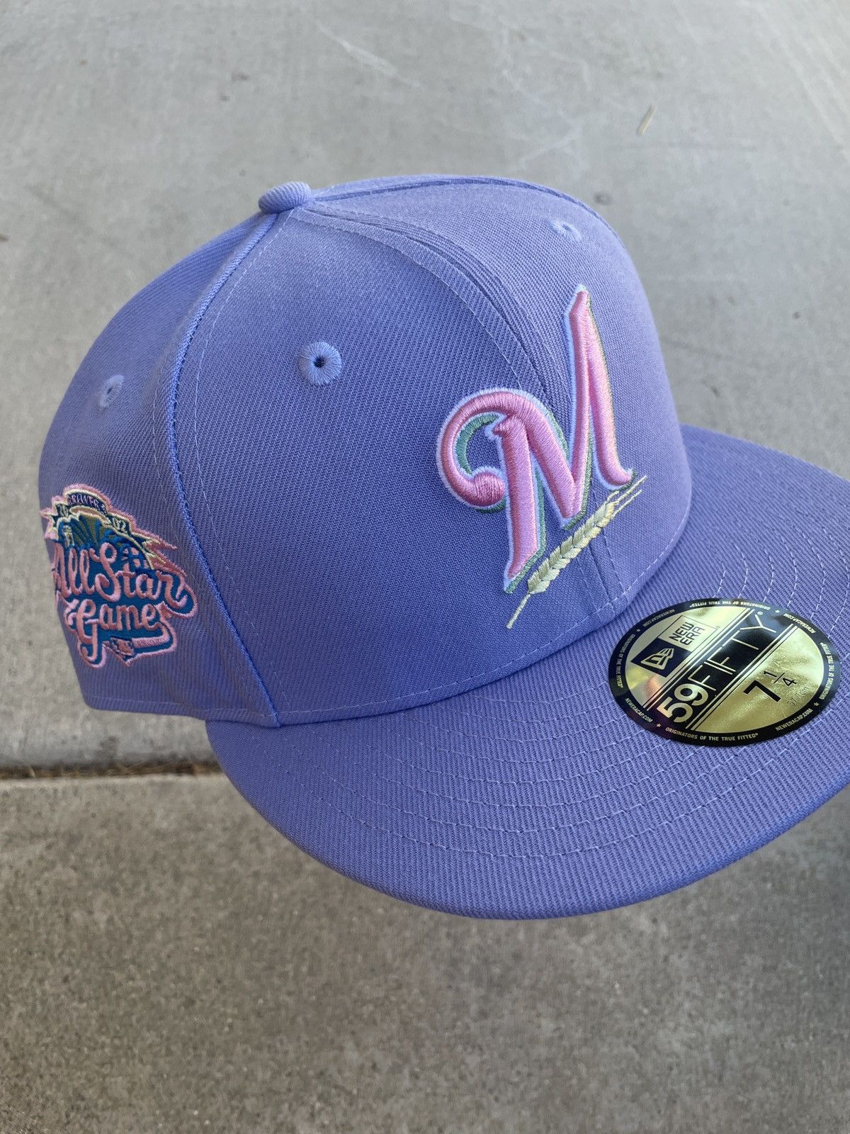 Milwaukee Brewers OG Sugar Shack Fitted Hat 1/4 HatClub