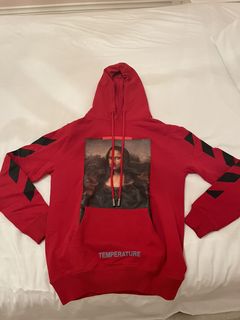 Off white mona on sale lisa hoodie red