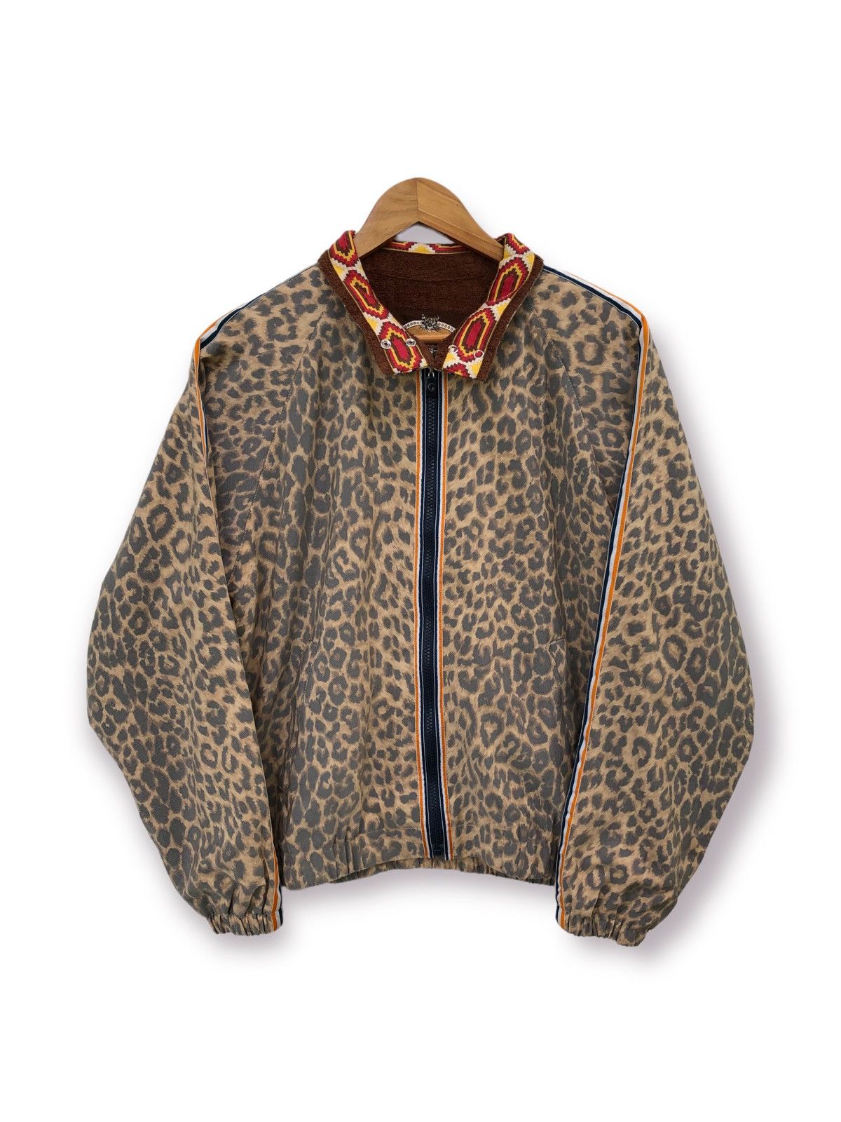 Hysteric Glamour ‼️RARE‼️ LA MODA GOJI JAPAN LEOPARD PATTERN BOMBER JACKET Size US M / EU 48-50 / 2 - 2 Thumbnail
