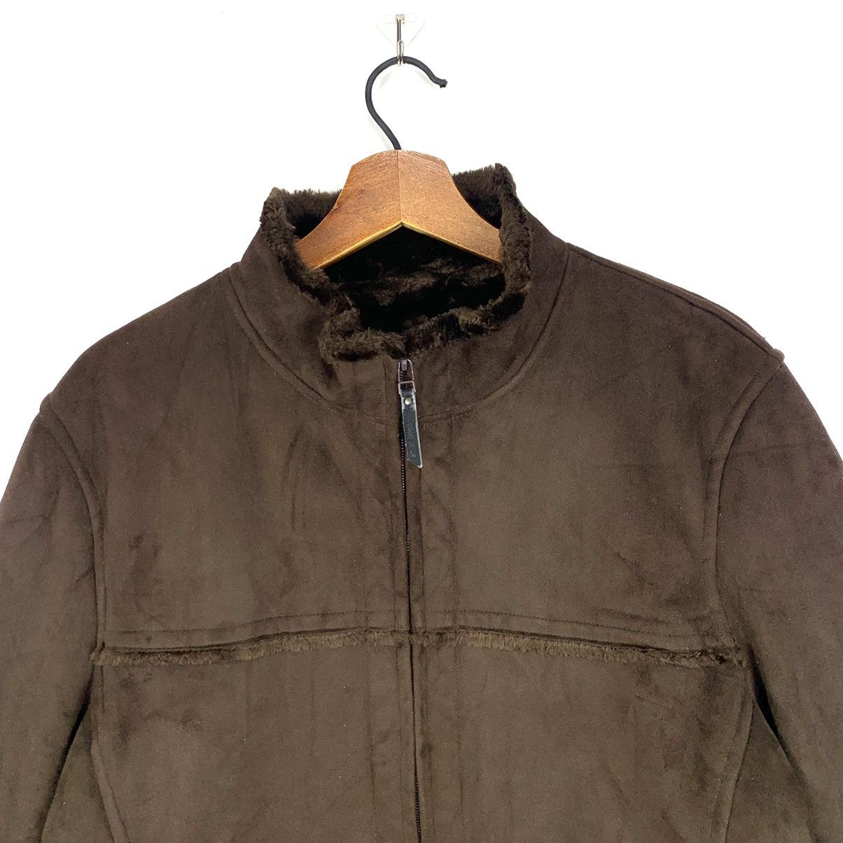 Comme Ca Ism Vintage Comme Ca Ism Sherpa Sherling Jacket Size M / US 6-8 / IT 42-44 - 2 Thumbnail