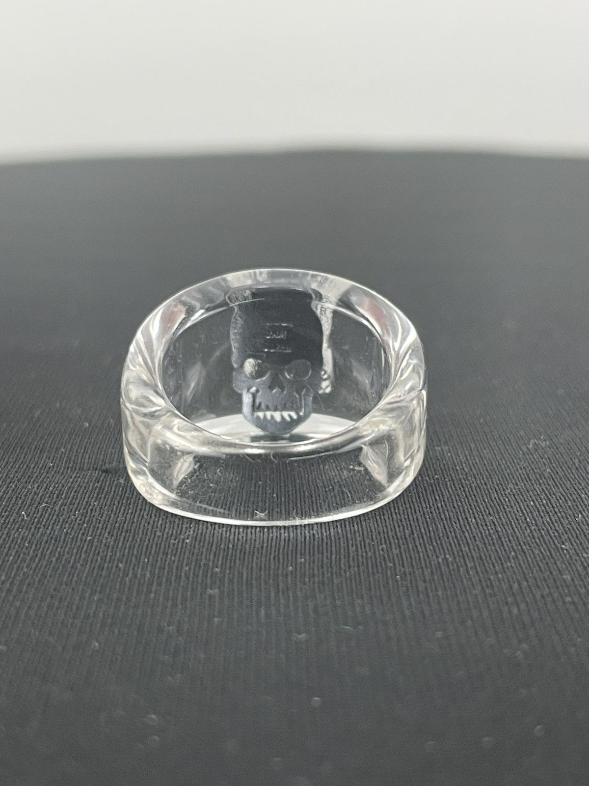 Jam Home Made × Number (N)ine Number (N)ine Jam Home Made clear With Silver Skull Ring Size ONE SIZE - 3 Thumbnail